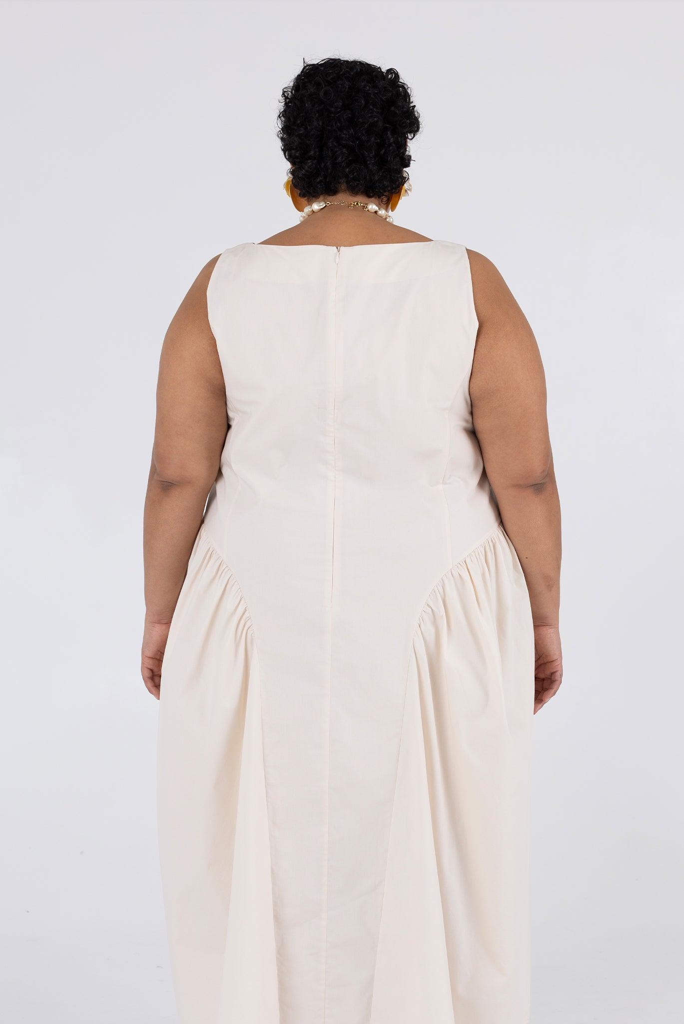 Vanessa Dress - Parchment Product Image