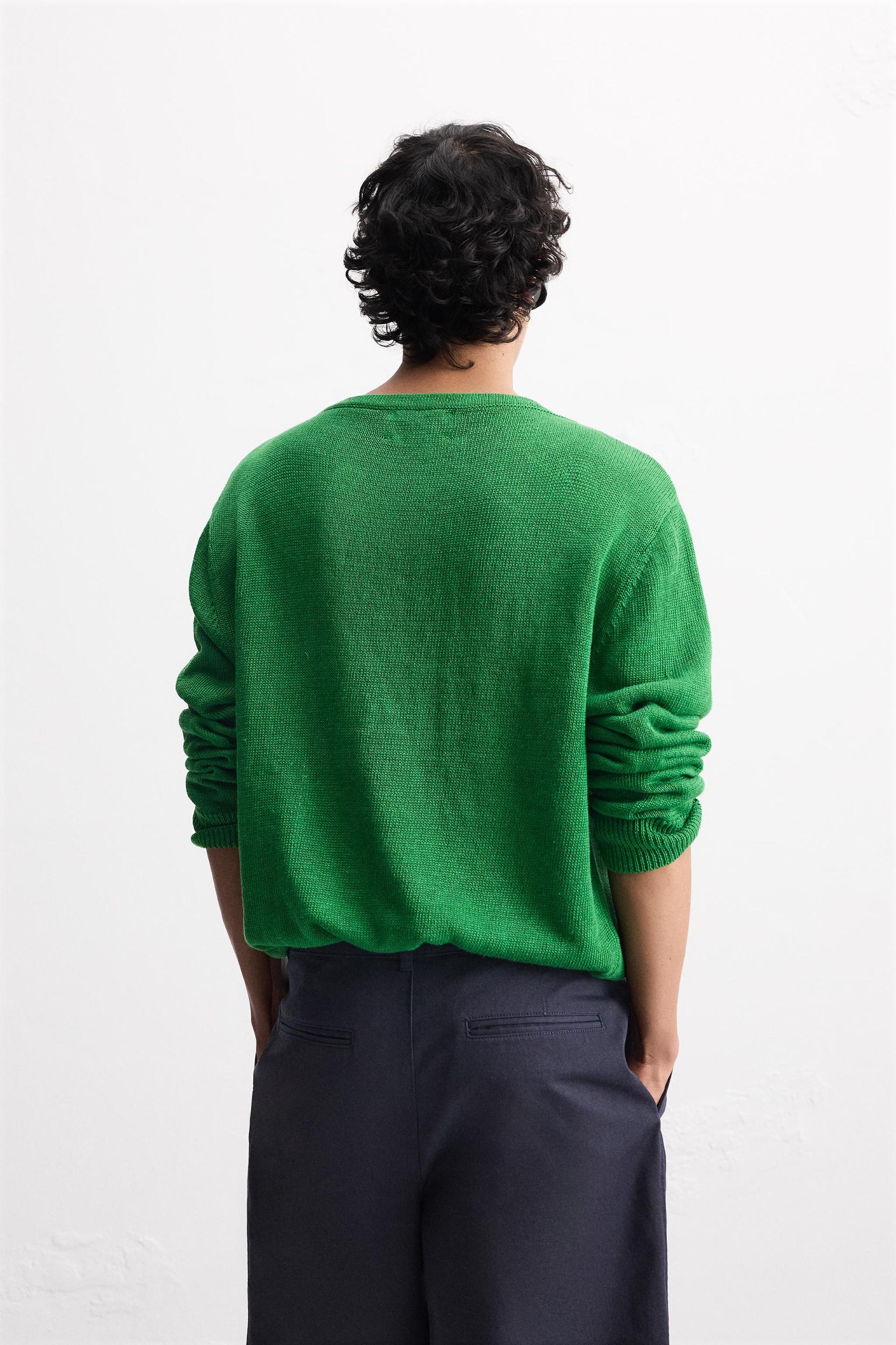 100% LINEN SWEATER Product Image