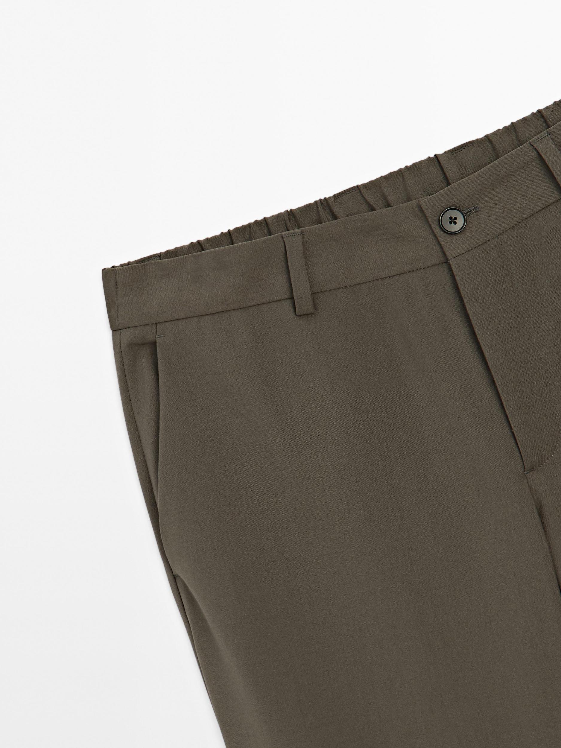 Total look wool blend trousers Product Image