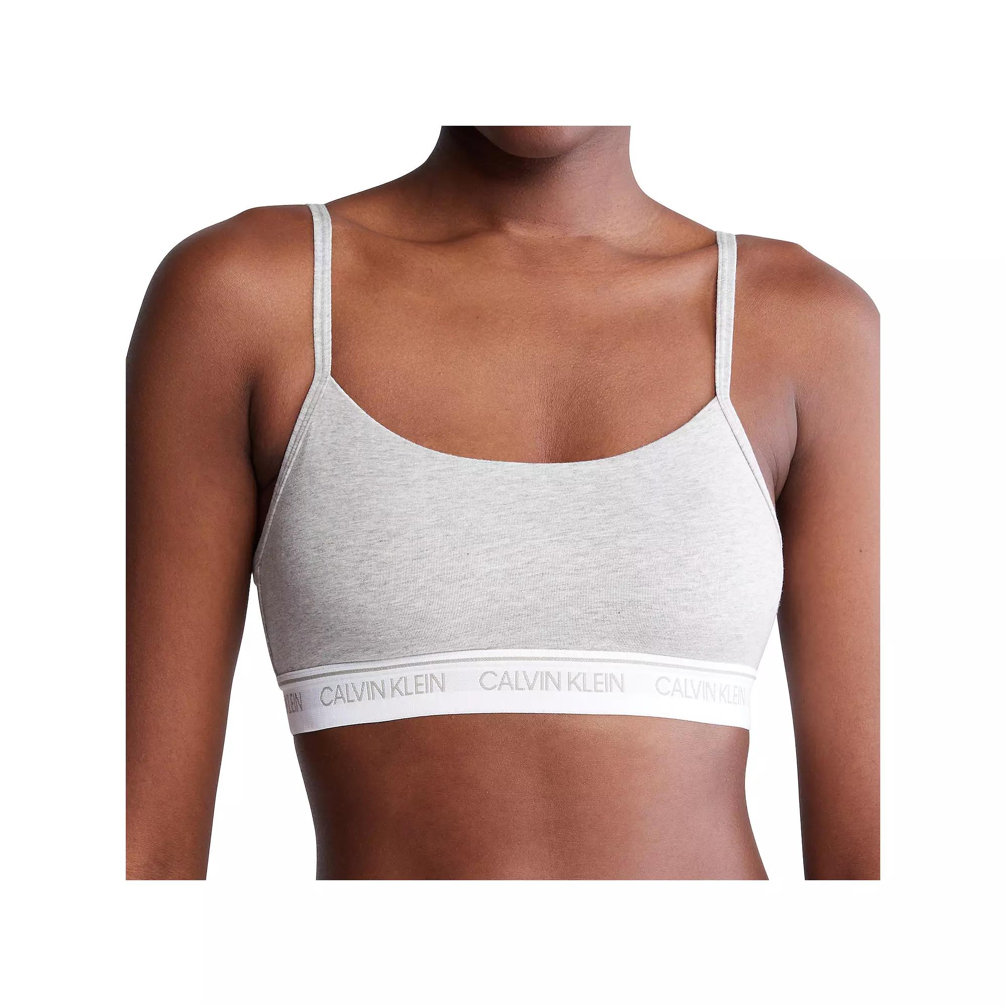 Women's Calvin Klein Archive Logo Lightly Lined Bralette QF7534,  Product Image