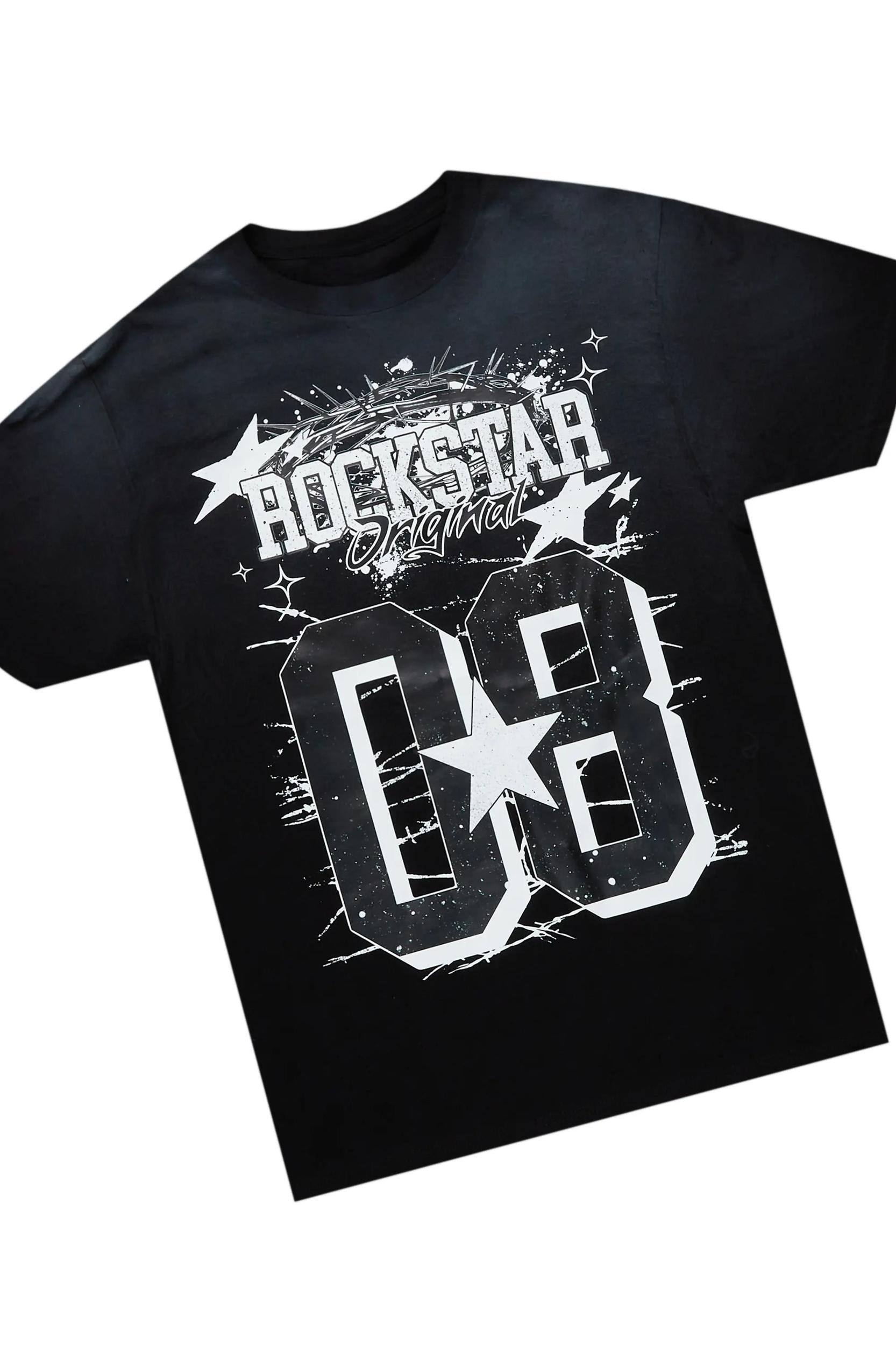 Allstar Black T-Shirt Short Set Male Product Image