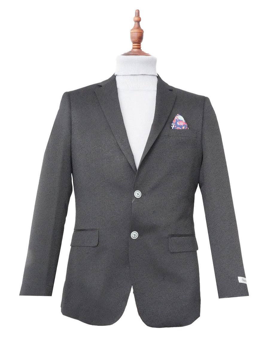 Black Hybrid Fit Single Breasted Notch Lapel Jacket Product Image