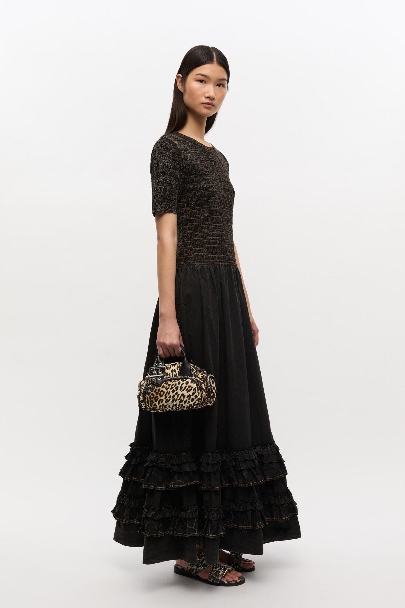 Leopard Mini Polochon Bag Product Image