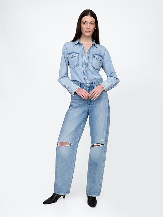UltraSoft Denim Shirt Product Image