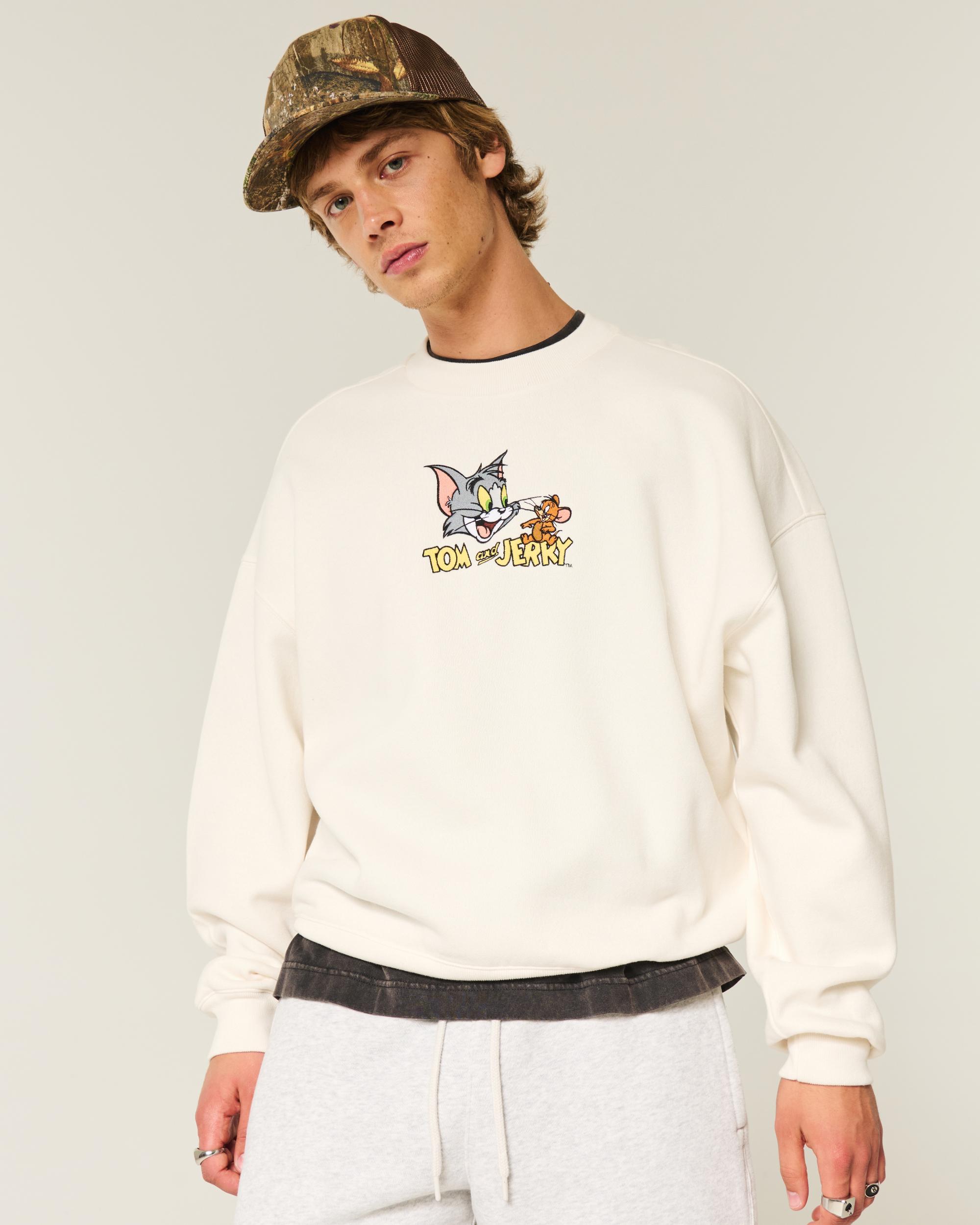 Baggy Cinch Bugs Bunny Graphic Crew Sweatshirt Product Image