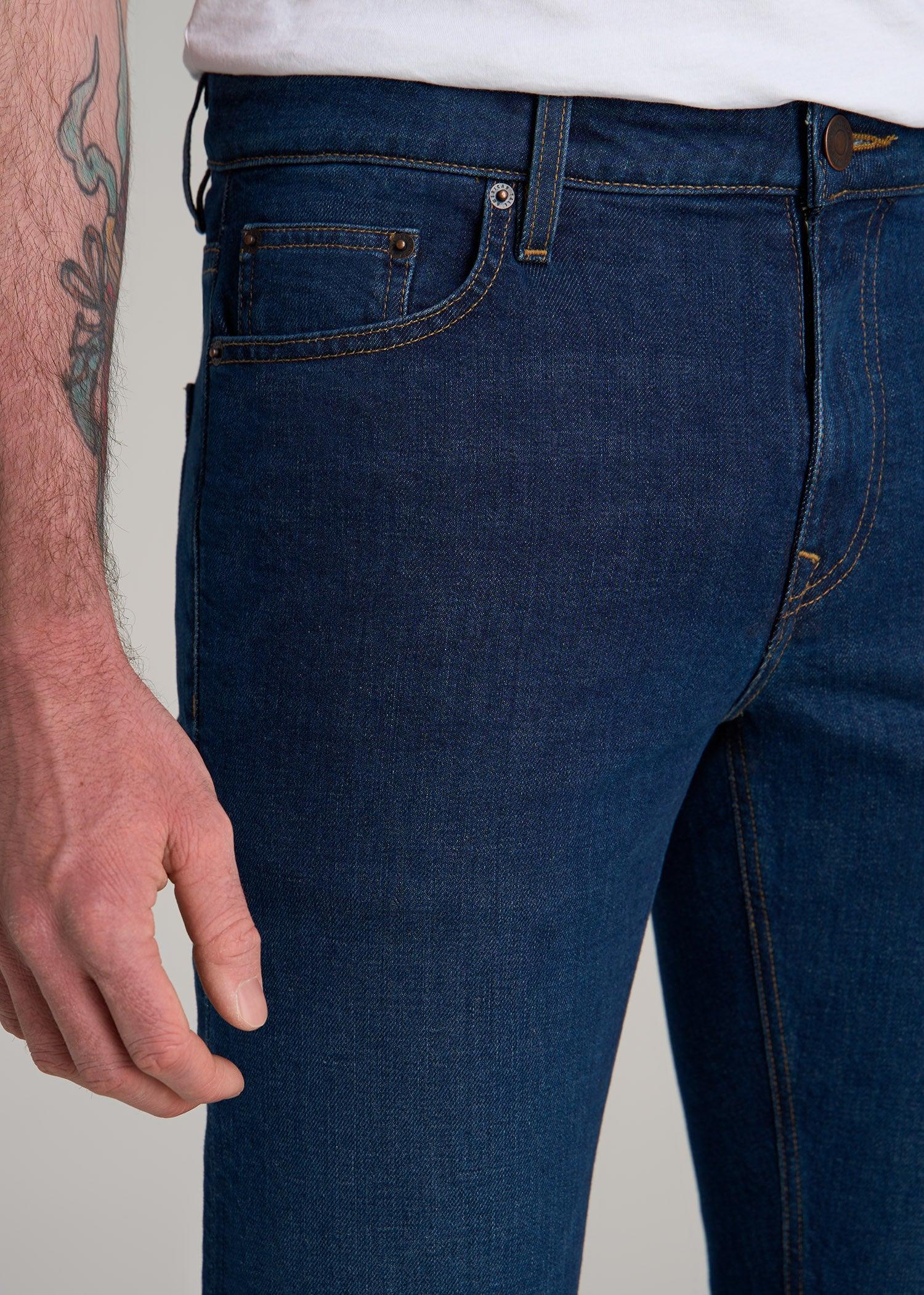 Americana Collection Dylan Slim Fit Jeans For Tall Men in Crown Blue Male Product Image