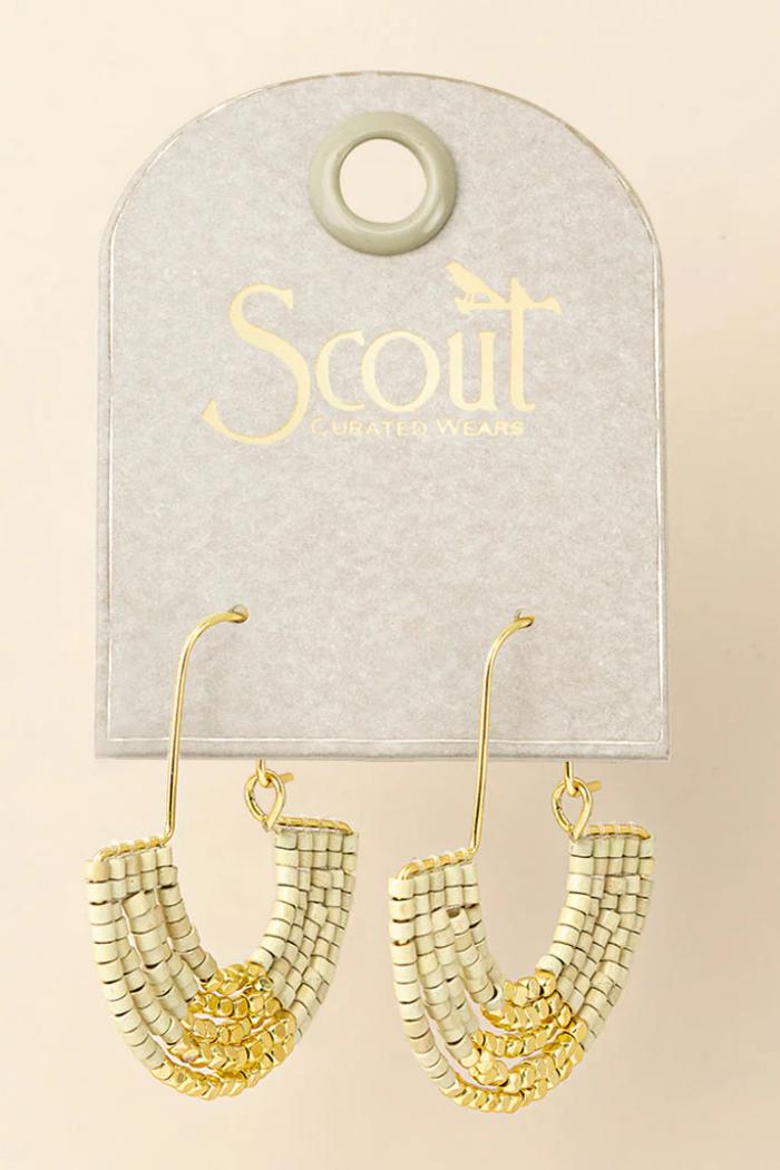 Chromacolor Miyuki U-Hoop Earrings Product Image