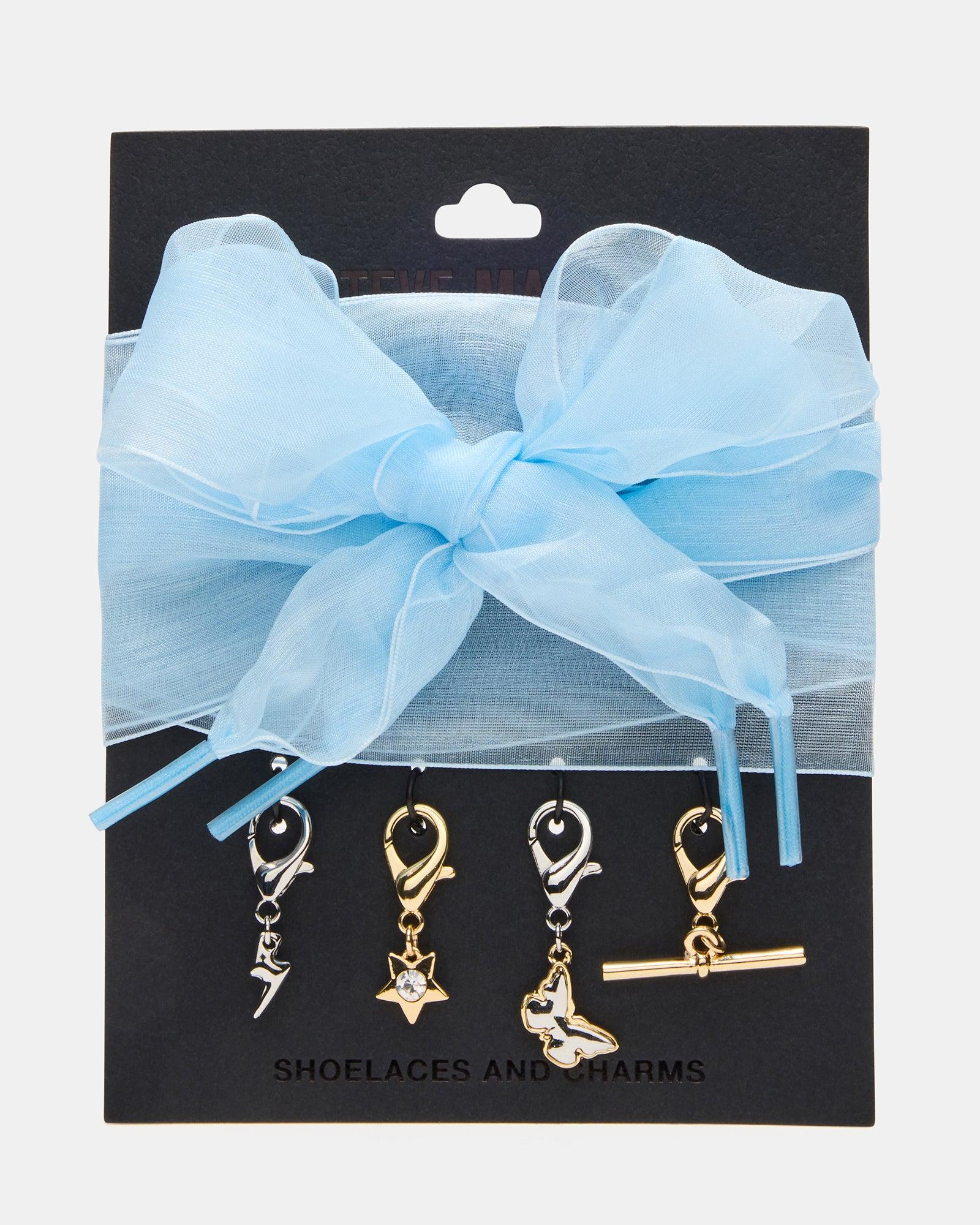 SHOE LACES AND CHARMS BLUE Female Product Image