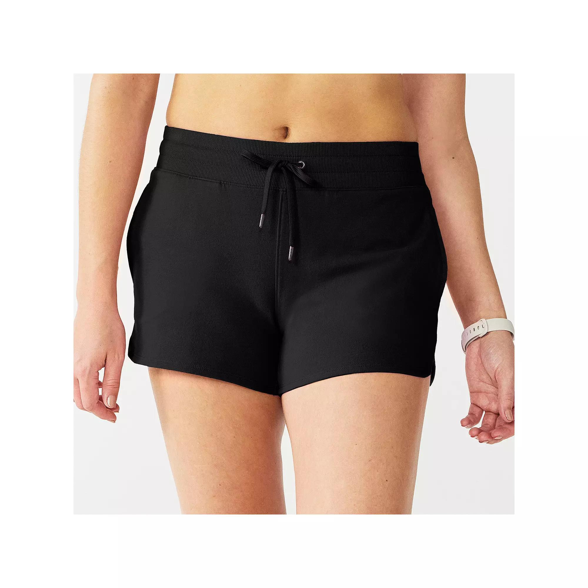 Women's Tek Gear® Essential Drawstring Shorts, Size: XXL, Black Product Image