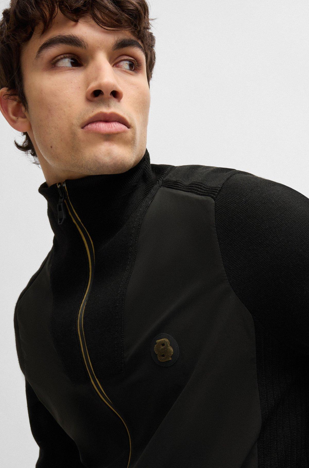 Knitted jacket with Double B monogram Product Image