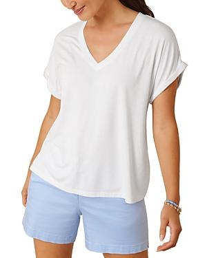 Tommy Bahama Kauai Soft Stretch Knit Jersey V-Neck Short Sleeve T Product Image