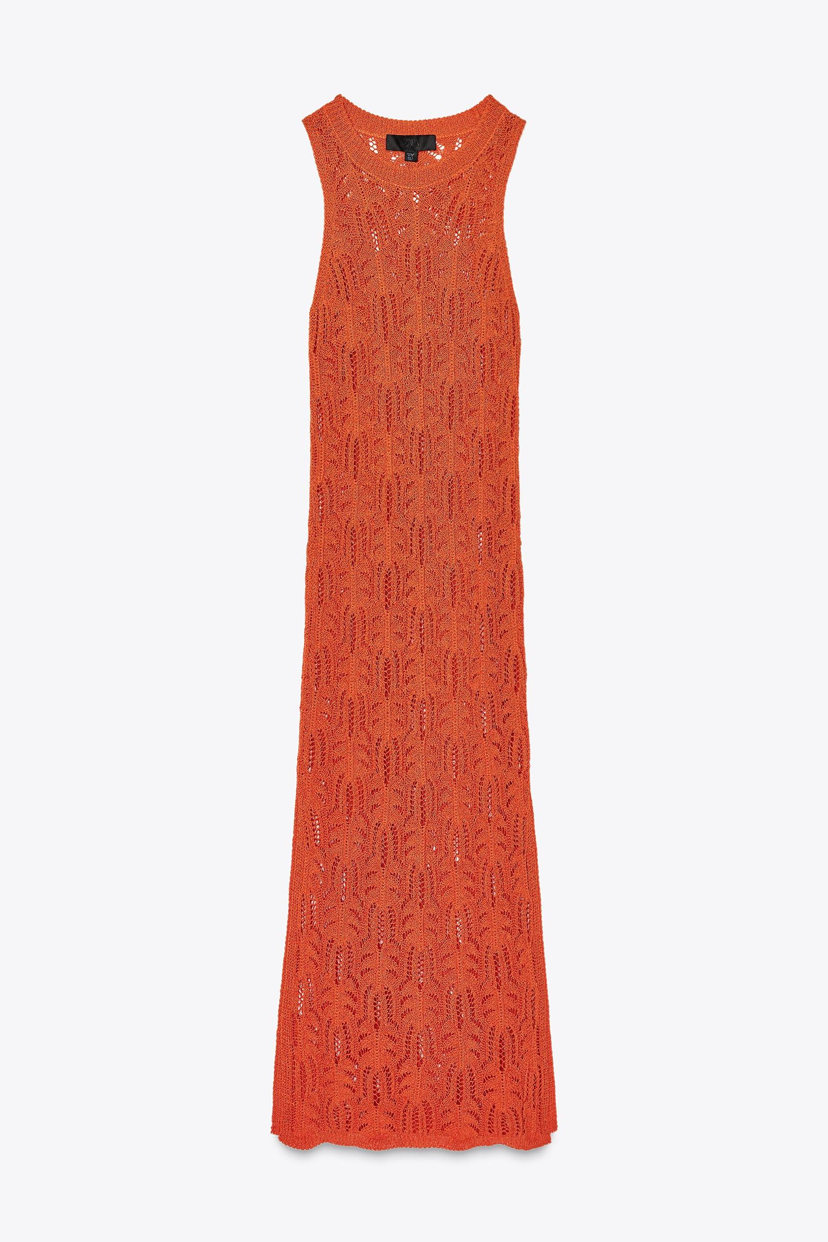 POINTELLE KNIT MIDI DRESS Product Image