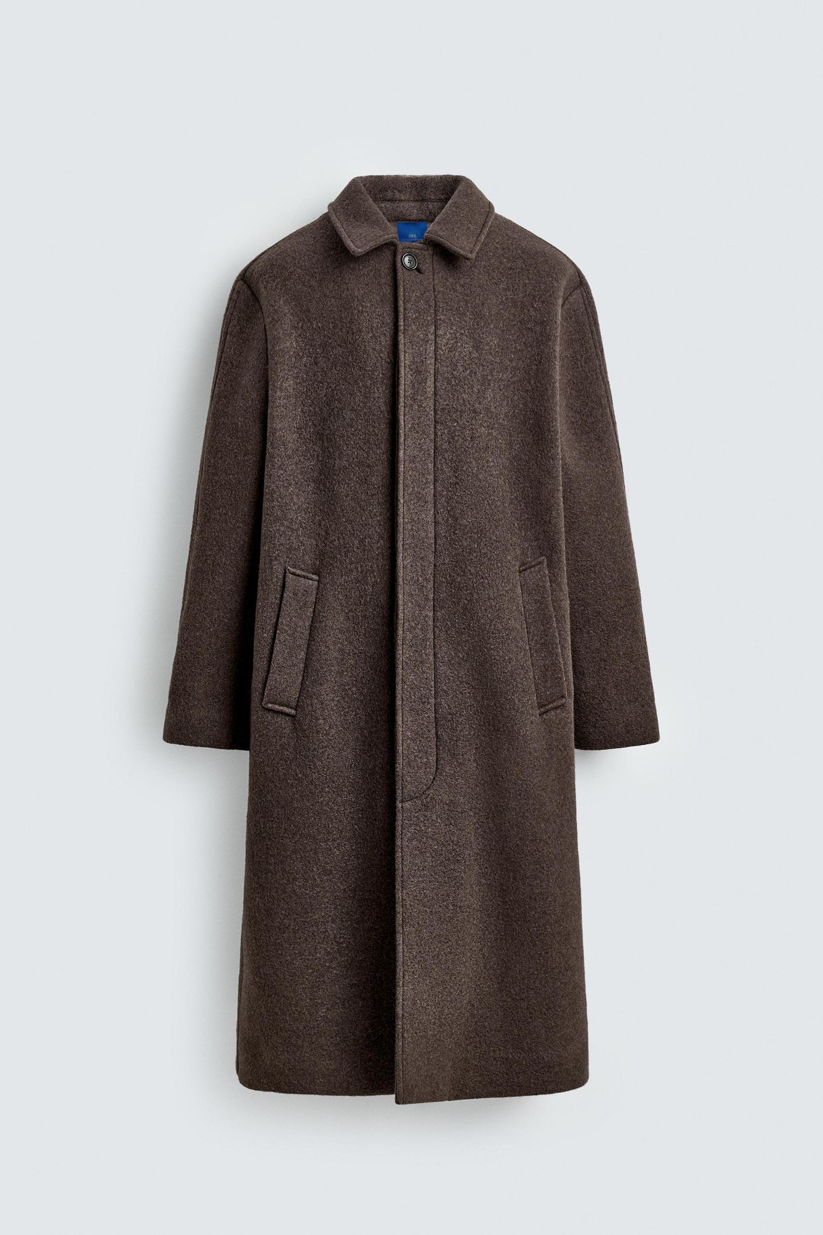 DOUBLE BREASTED MANTECO® WOOL BLEND COAT AARON LEVINE X ZARA Product Image