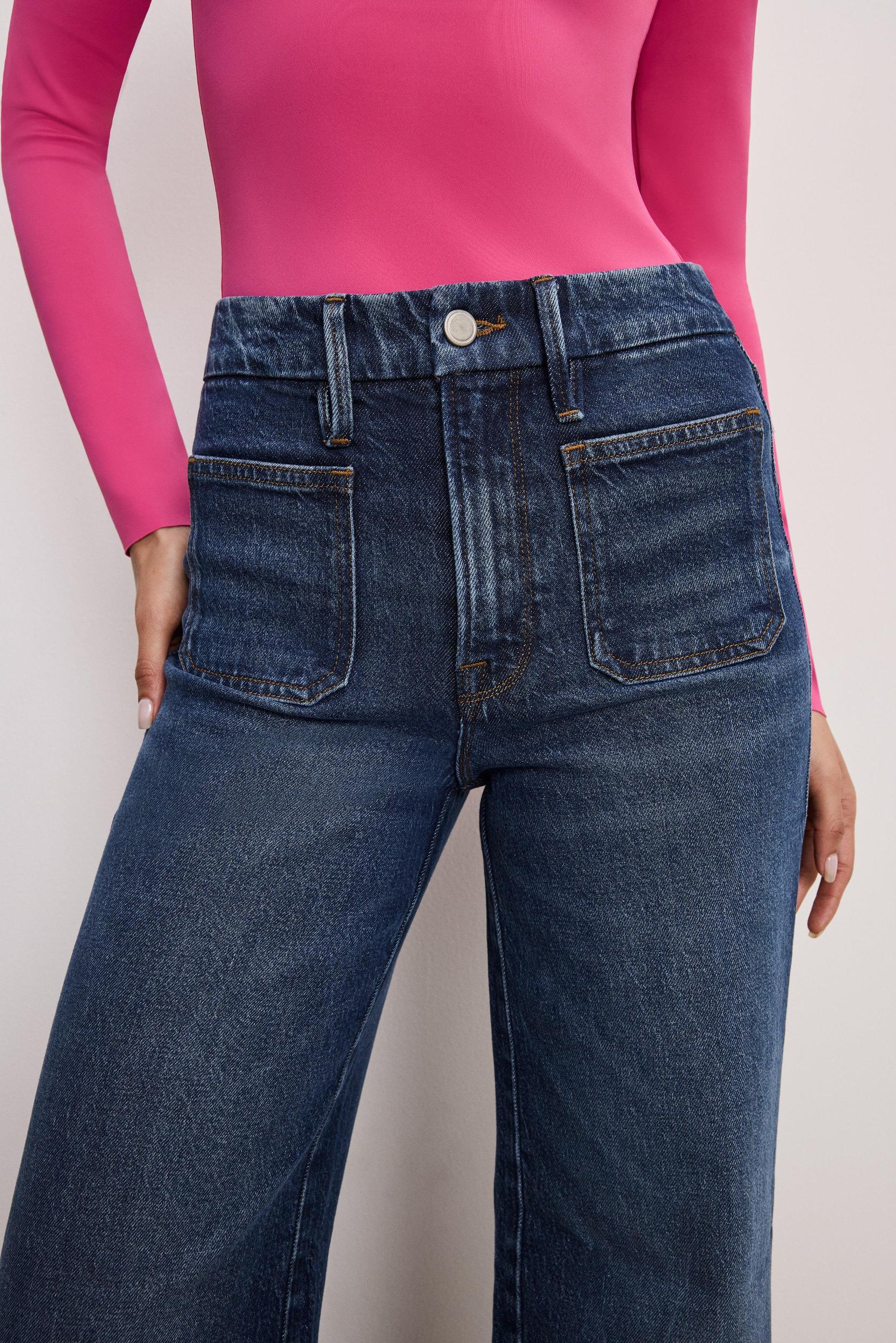 GOOD WAIST PALAZZO JEANS | INDIGO759 Product Image