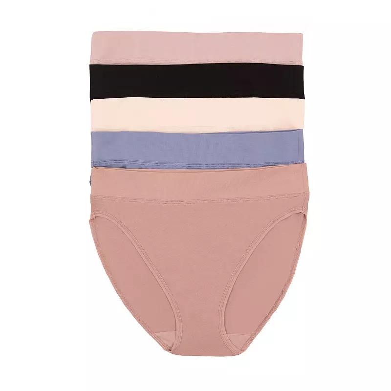 Women's Jezebel 5-pk. Pima Cotton Hi-Cut Panty 900819P5,  Product Image