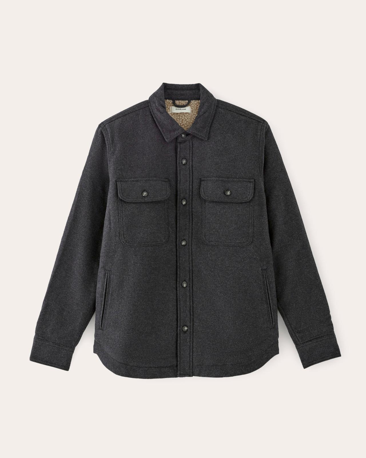 Mens ReNew Fleece-Lined Heavyweight Overshirt Sweater by Everlane Product Image