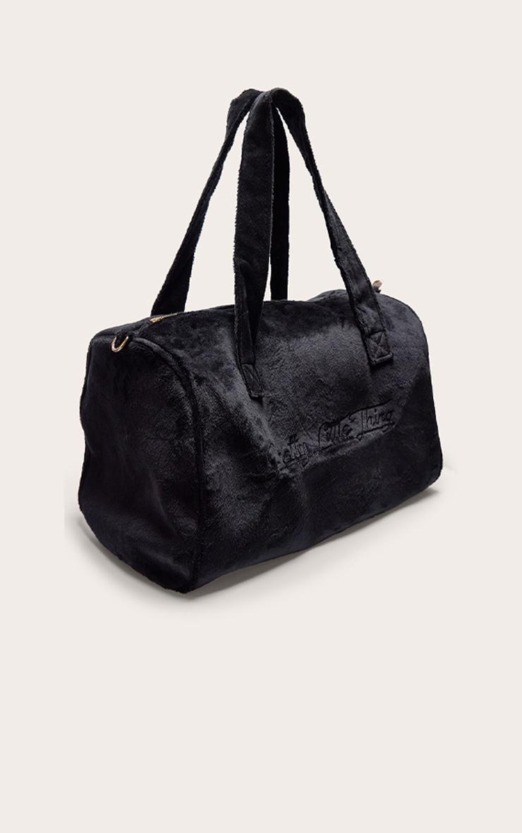 PRETTYLITTLETHING Black Signature Travel Bag Product Image