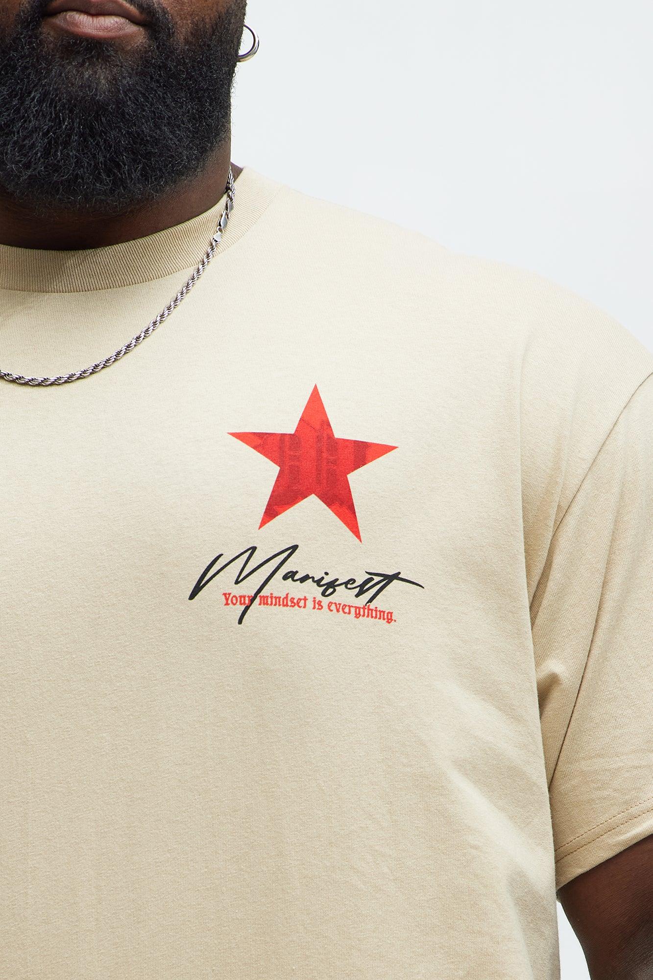 Manifest Your Best Short Sleeve Tee - Sand Product Image
