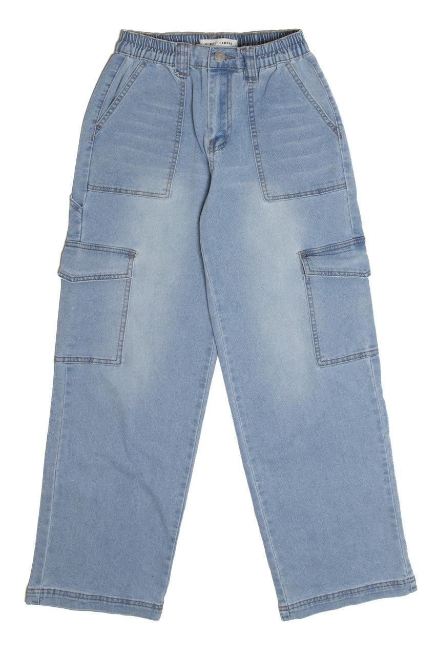 Light Wash Skater Jeans Product Image