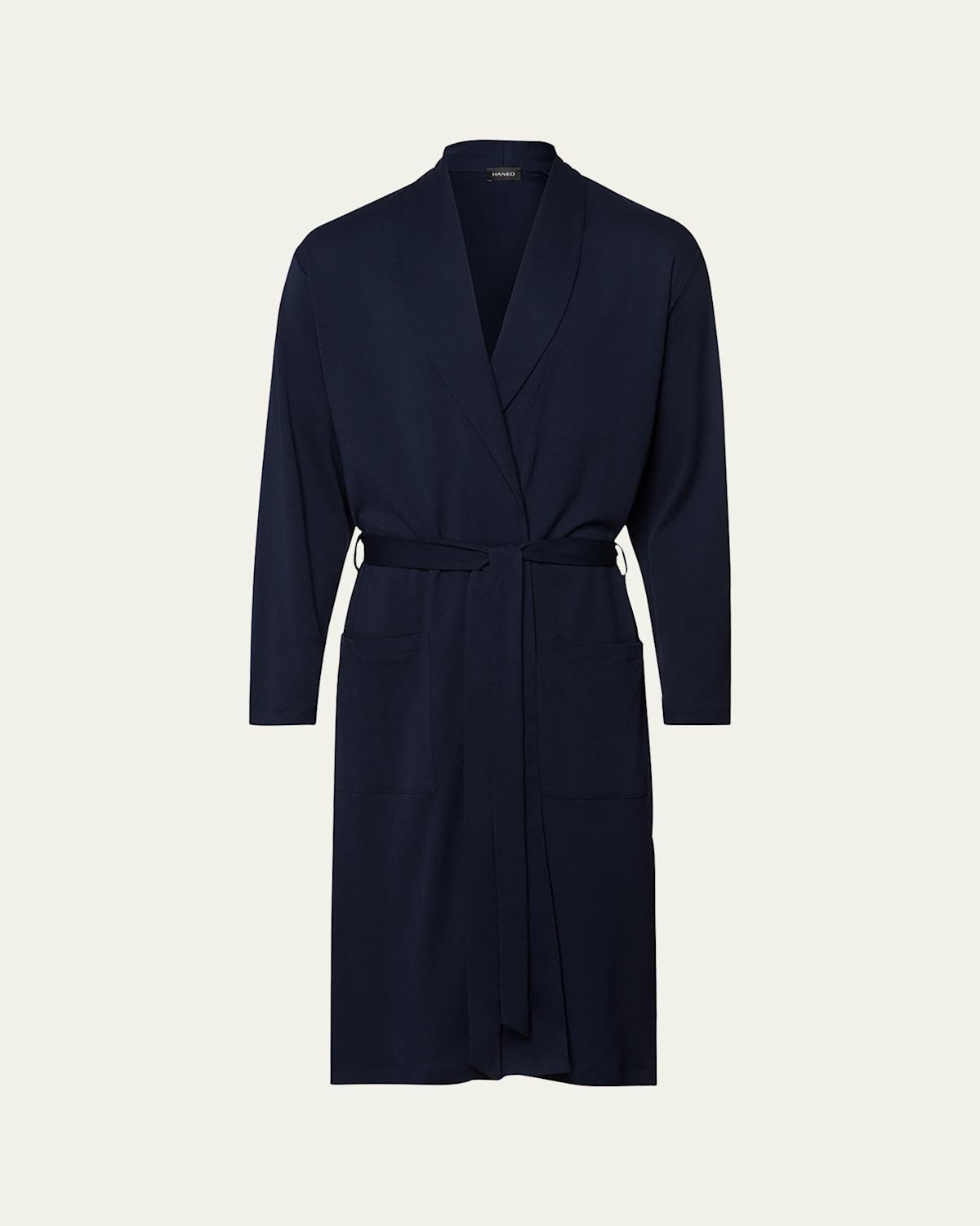 Men's Night Day Interlock Cotton Robe Product Image