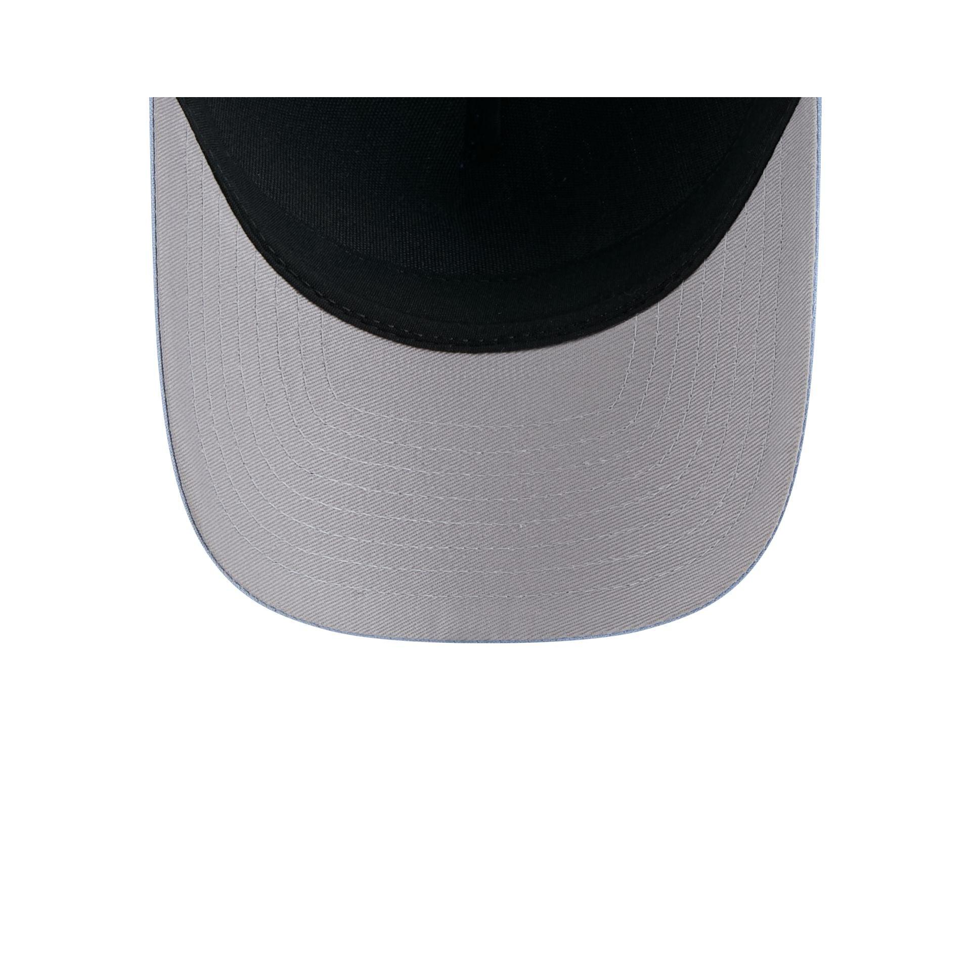 Boston Red Sox Pinstripe Linen 9FORTY M-Crown A-Frame Snapback Hat Male Product Image