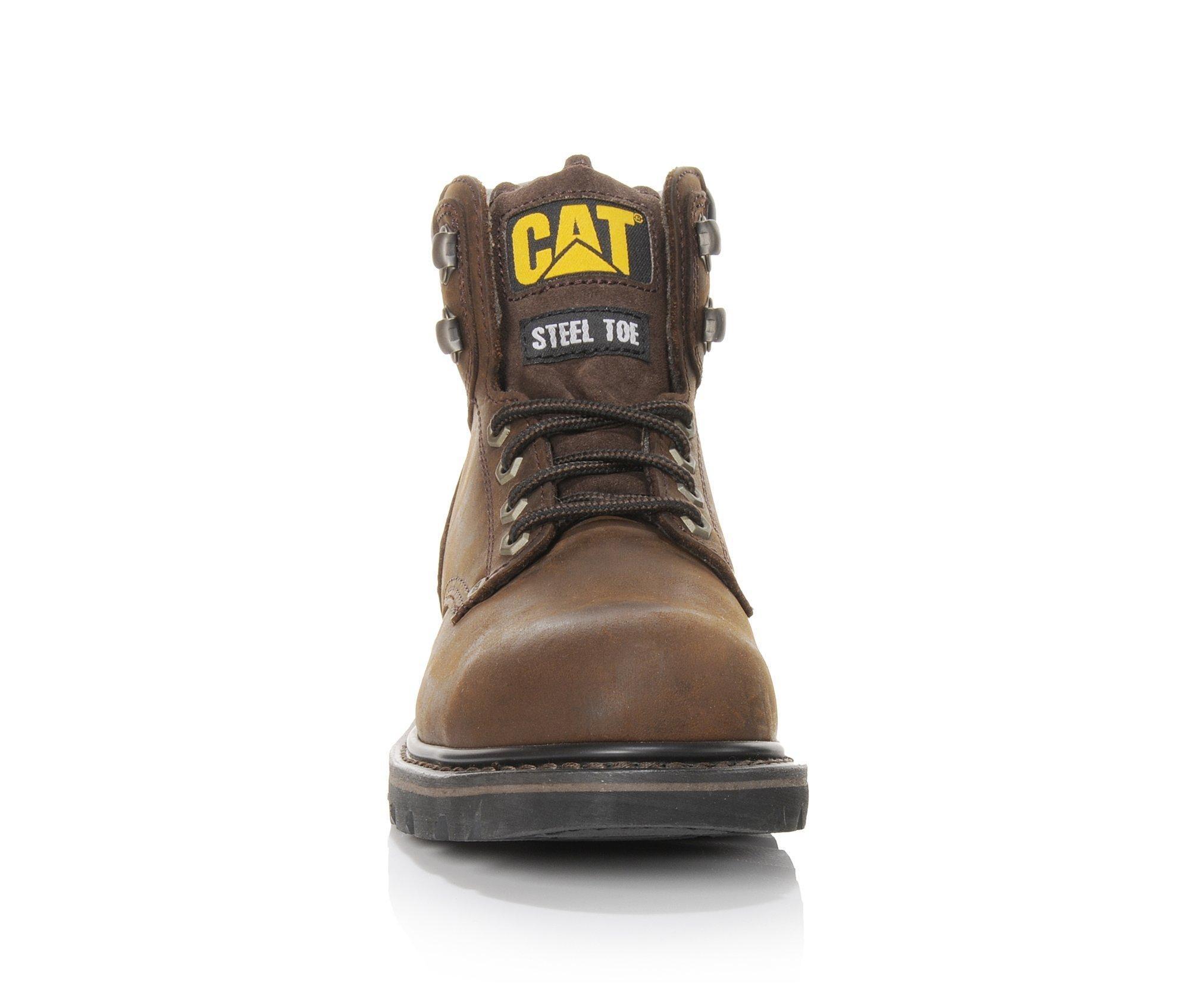 Men's Caterpillar Second Shift 6 In Steel Toe Work Boots Product Image