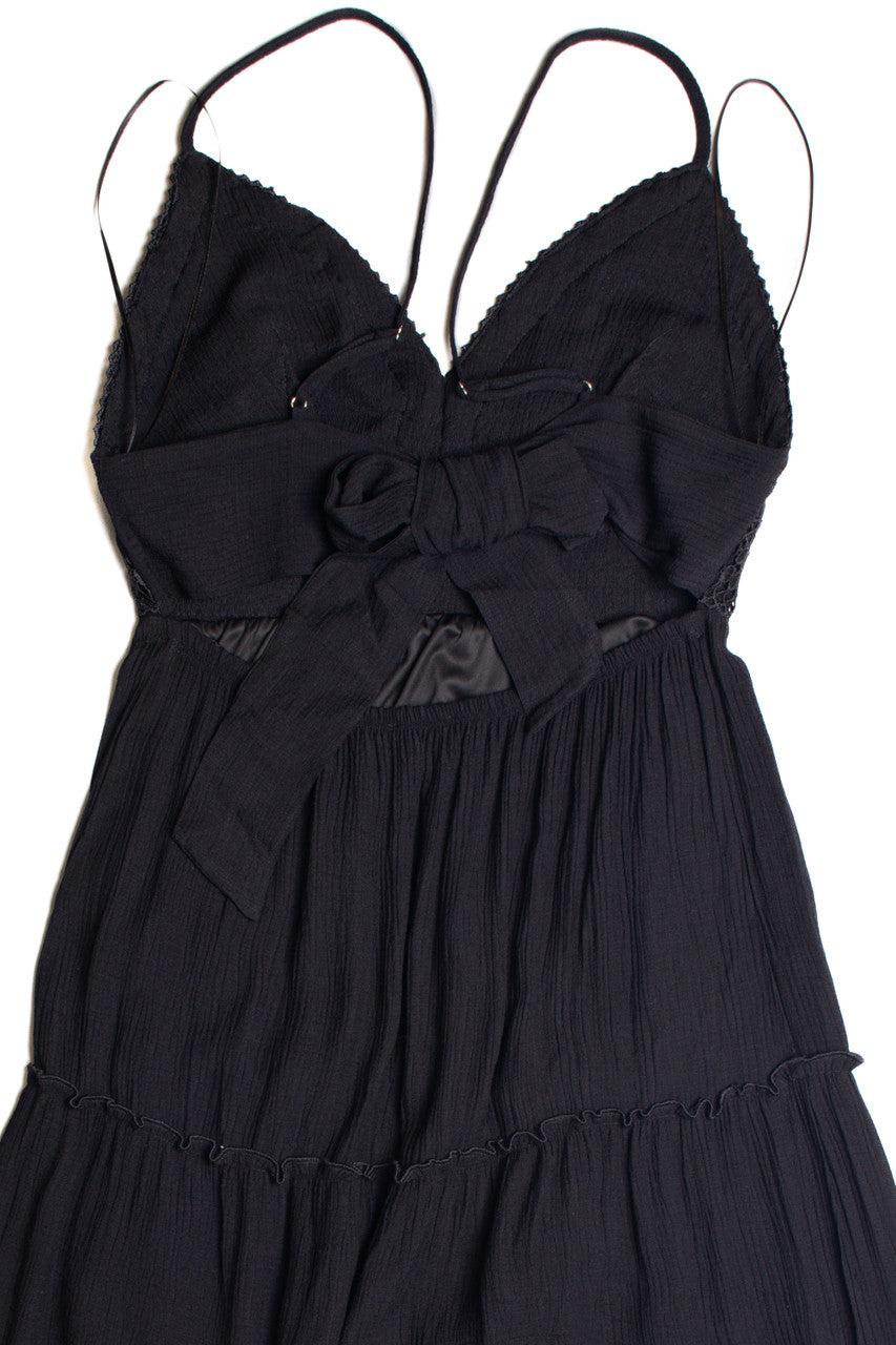 Lace Top Tiered Maxi Dress Product Image