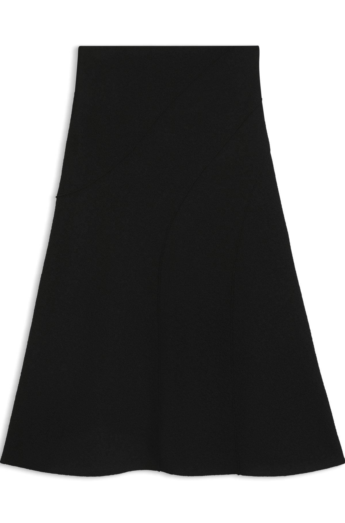 A-line skirt in boiled wool Product Image