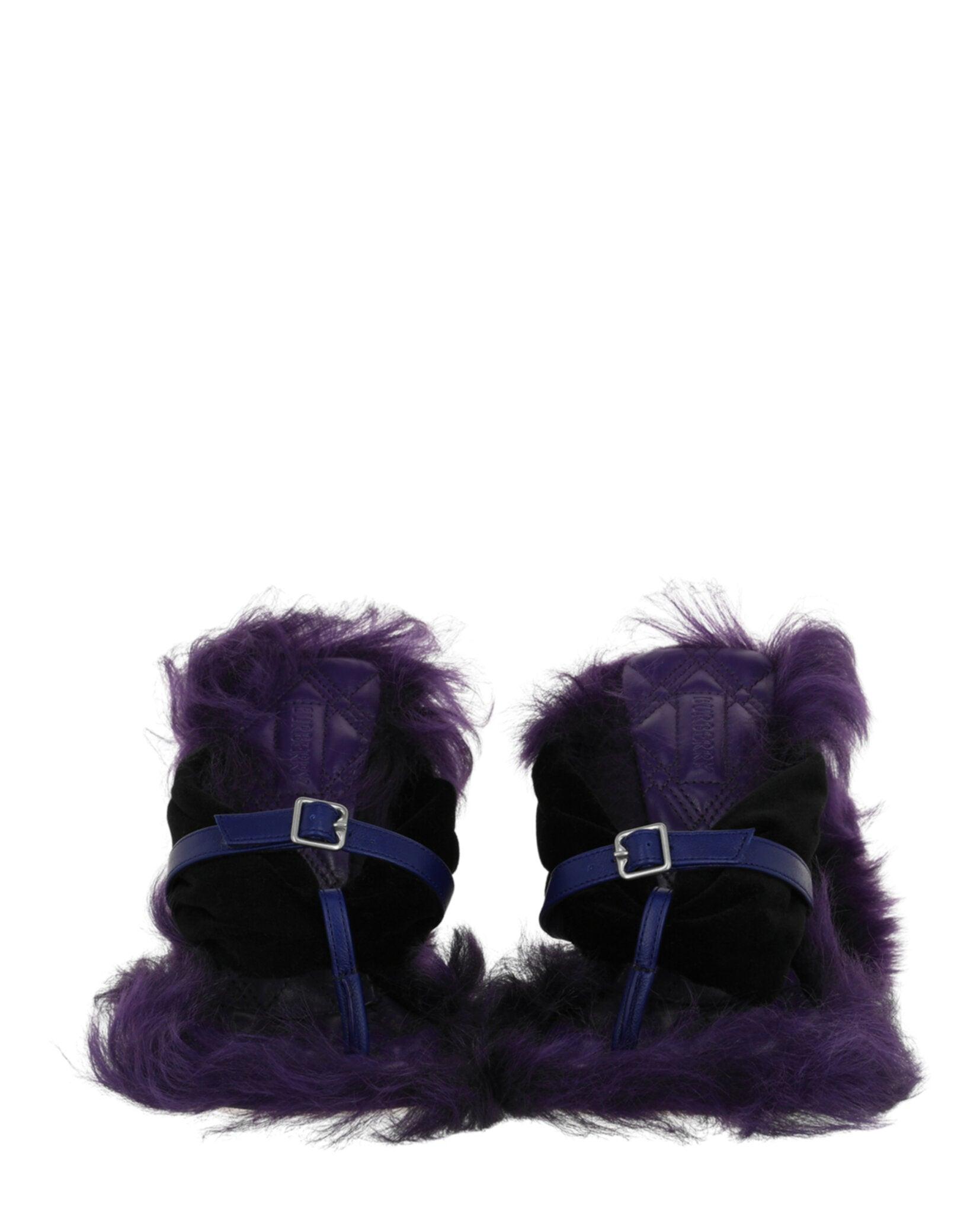 Burberry Step Post Heel Sandals Female Product Image