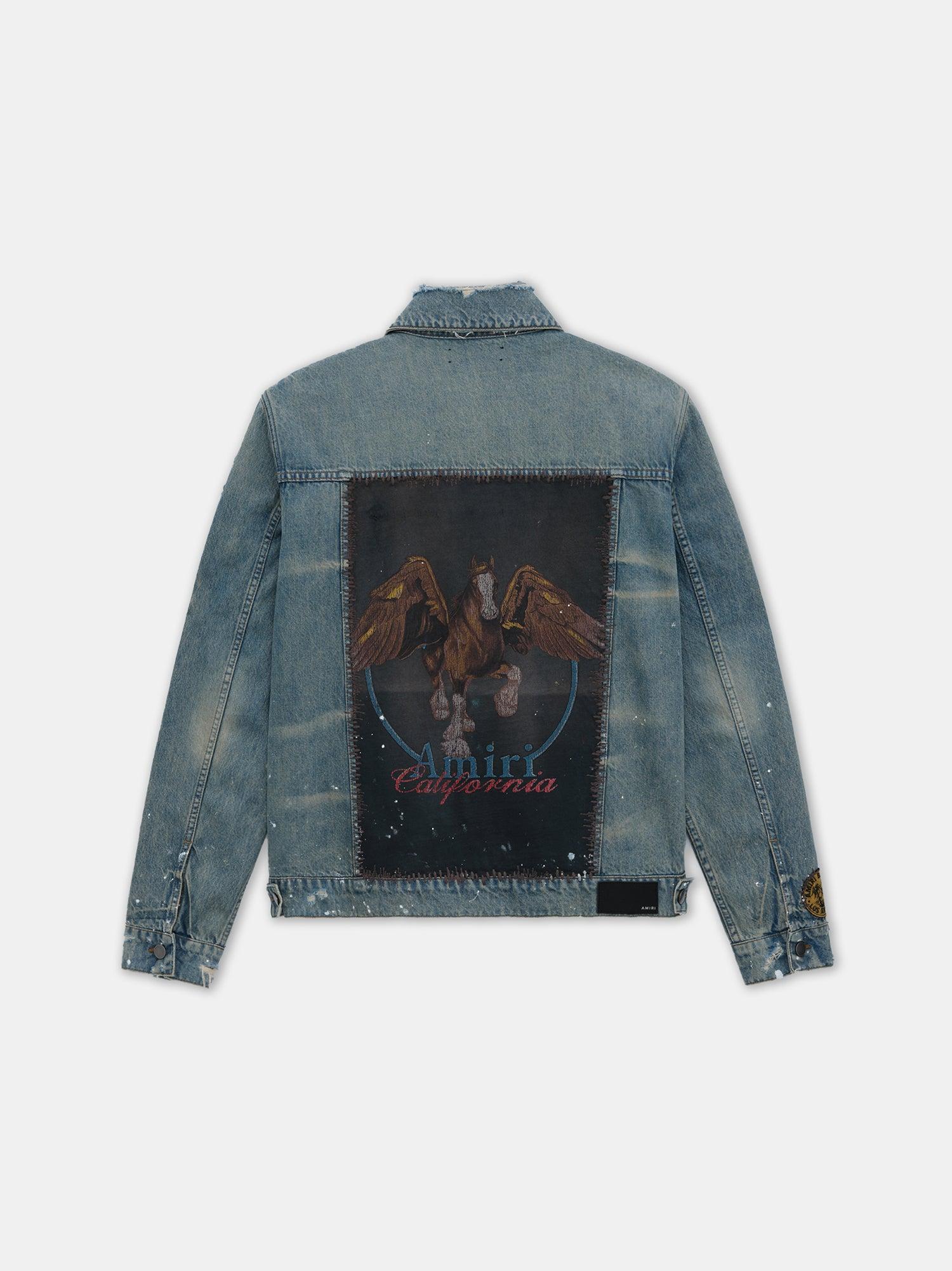VINTAGE PEGASUS TRUCKER JACKET - Antique Indigo Product Image