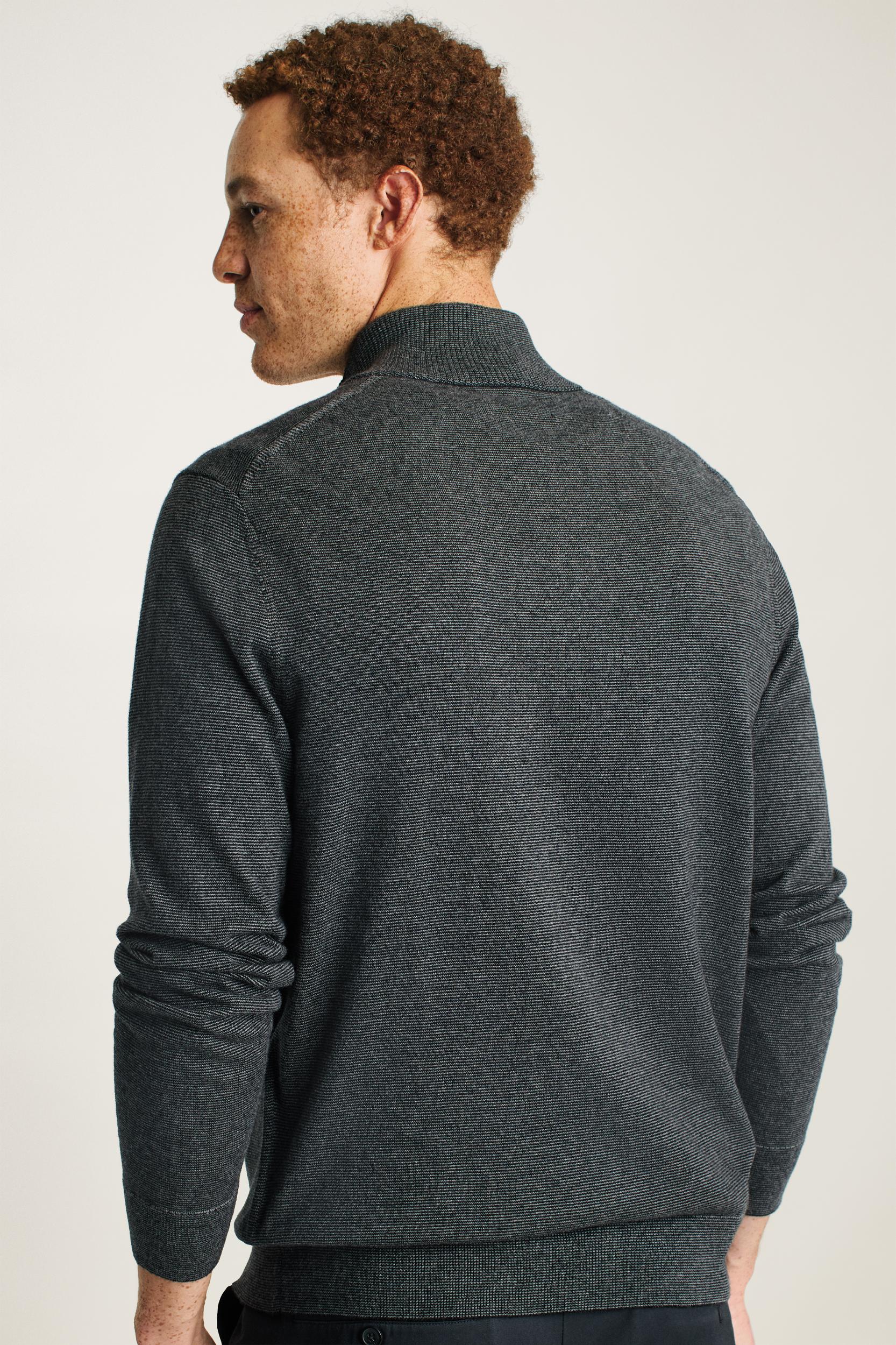 Washable Cotton Cashmere Half-Zip Product Image