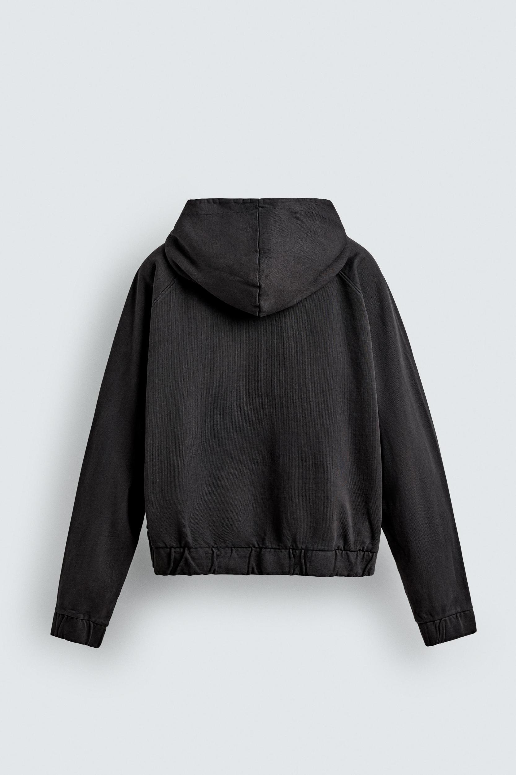 BOXY FIT HOODIE SWEATSHIRT Product Image