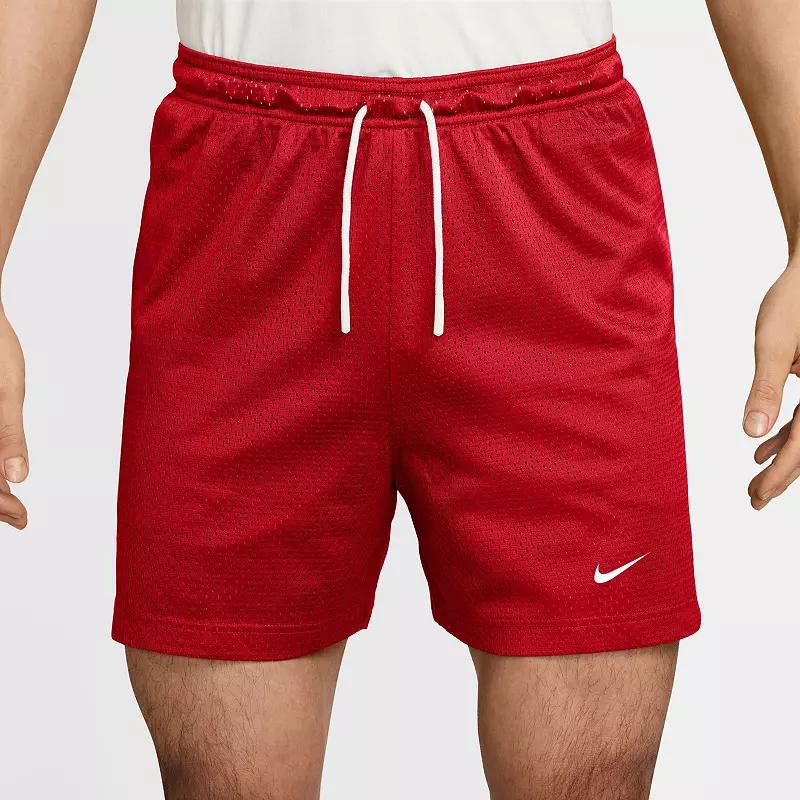 Nike Mens Nike Dri-FIT 5 Mesh Shorts - Mens White/Lt Photo Blue Product Image
