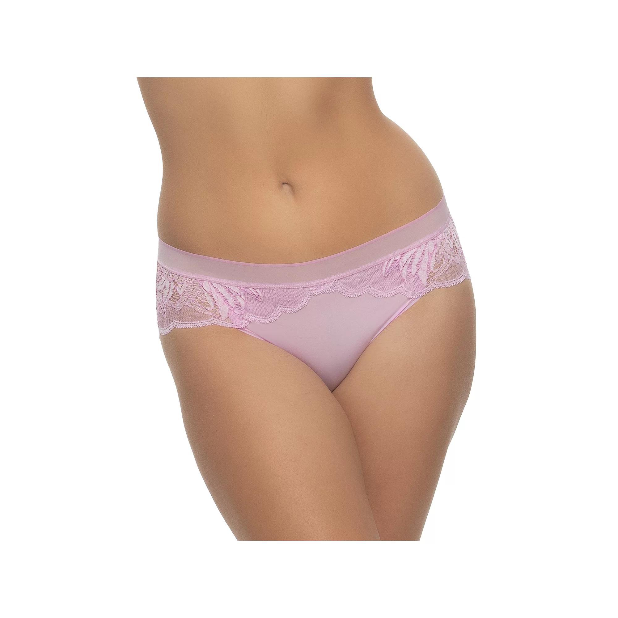 Women's Paramour by Felina Peridot Cheeky Hipster 725073, Size: Large, Crystal Purple Product Image