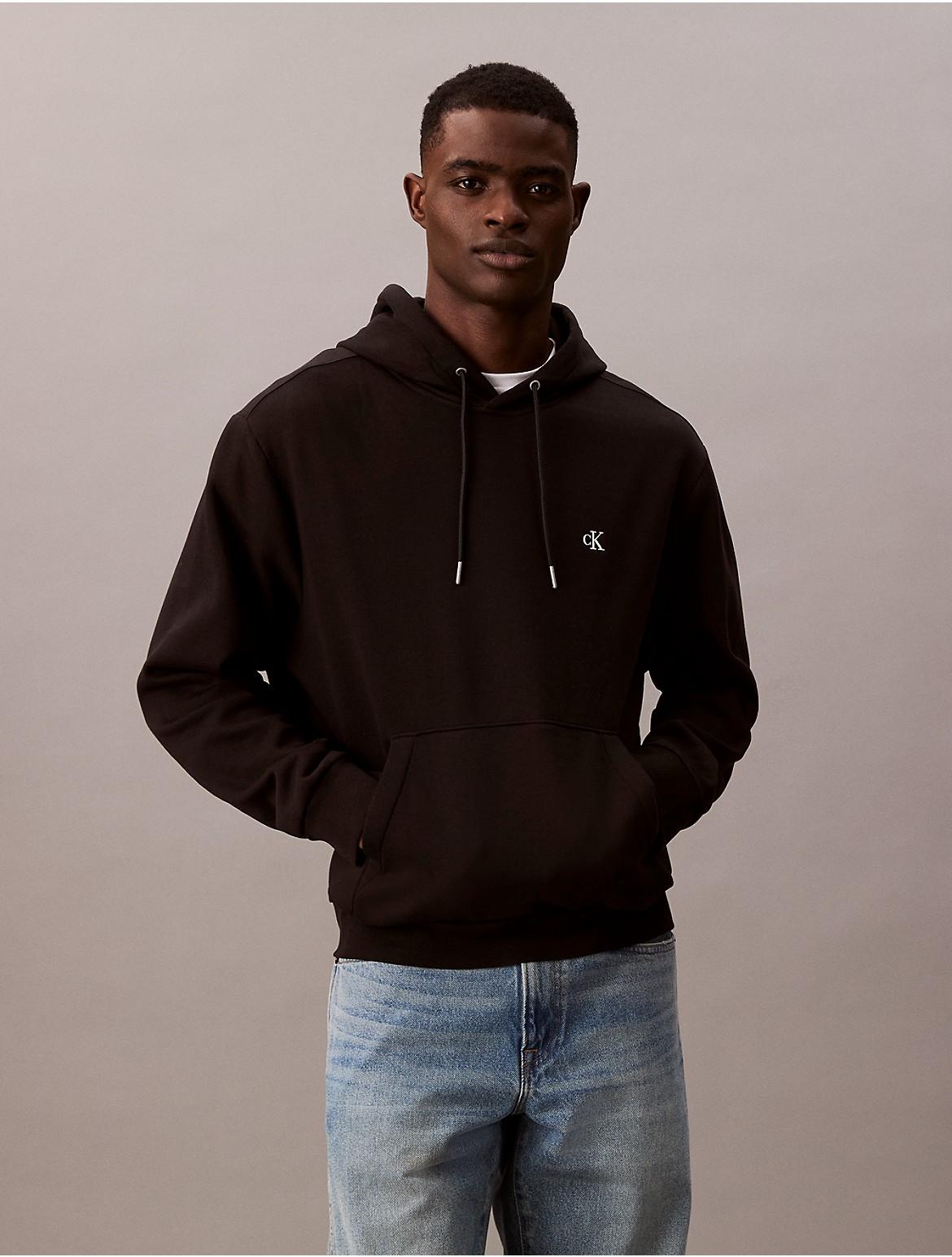 Calvin Klein Mens Archive Logo Fleece Hoodie Product Image