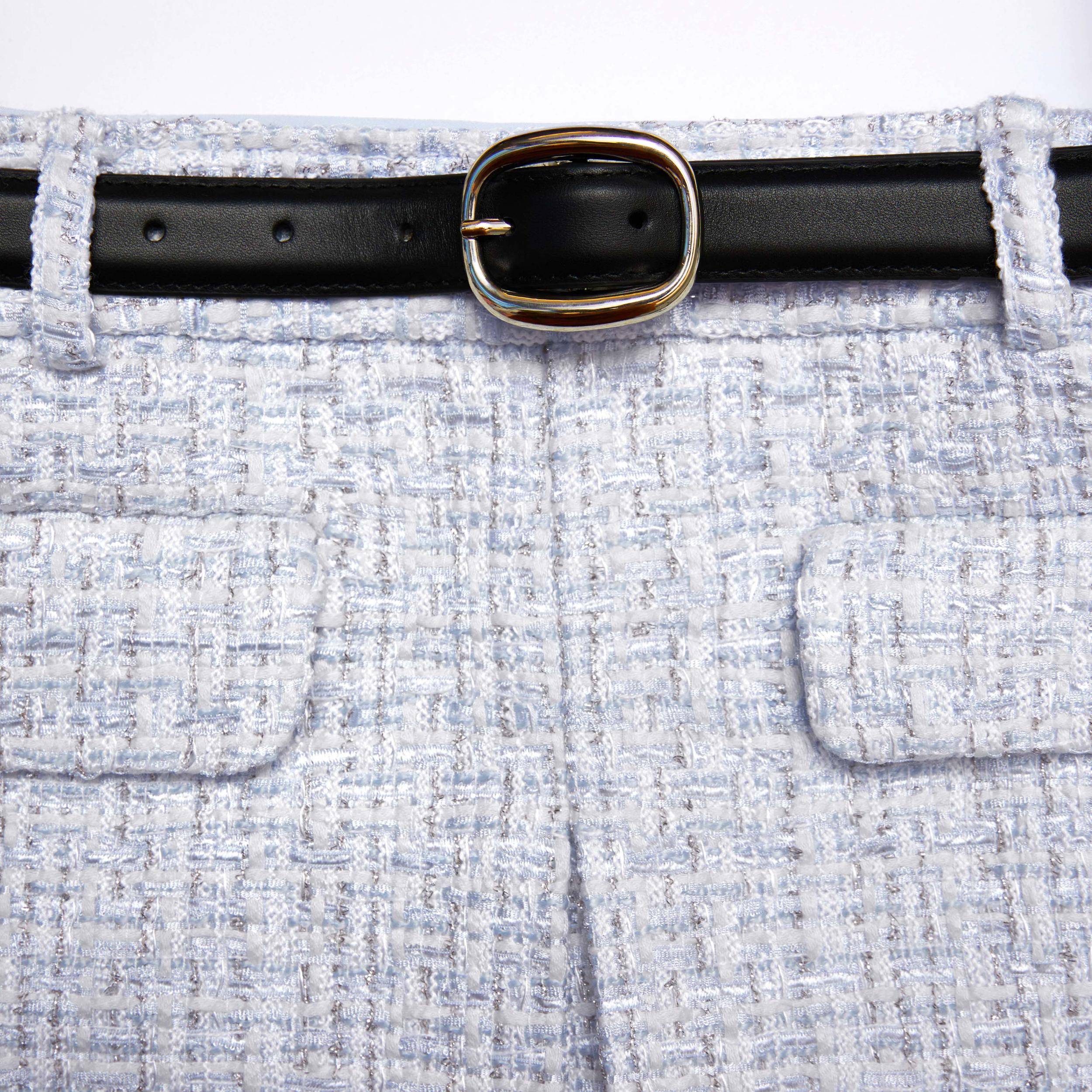 Blue Boucle Jacket Product Image