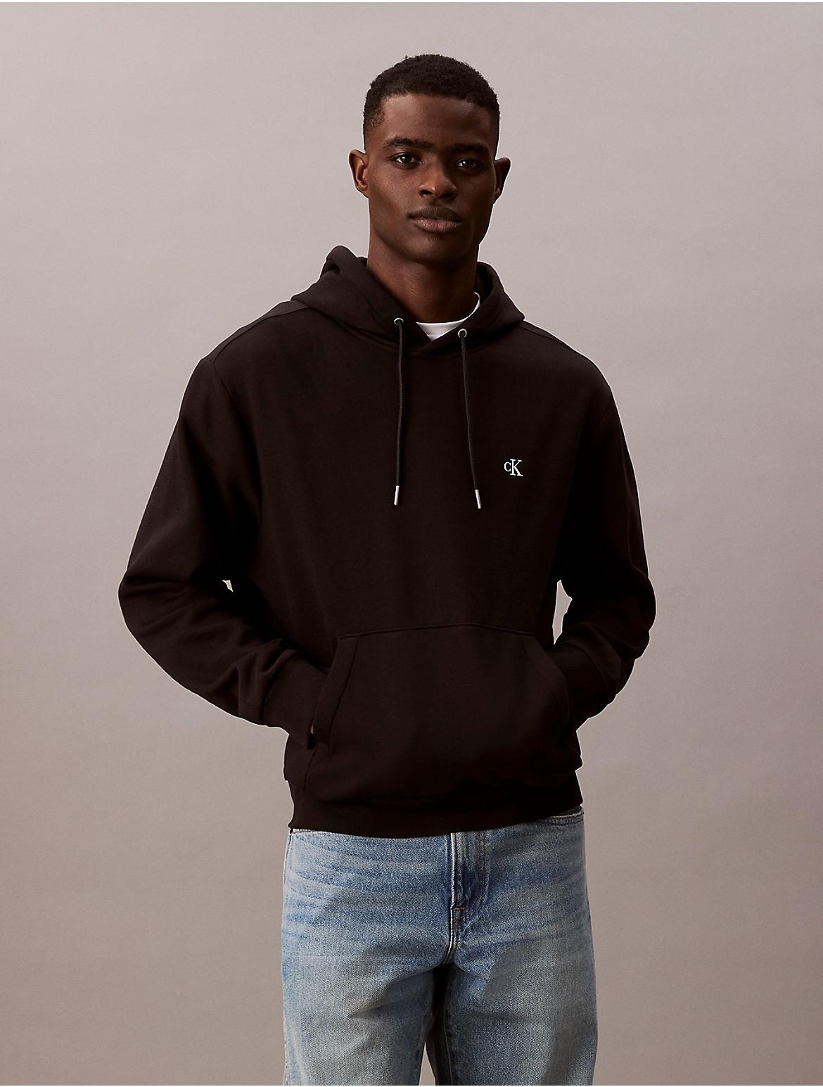 Calvin Klein Mens Archive Logo Fleece Hoodie Product Image