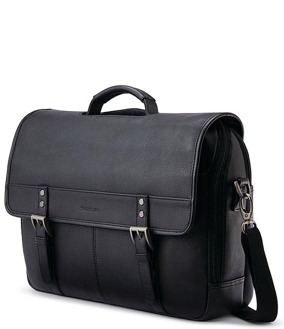 Samsonite Classic Leather Flapover Briefcase Product Image