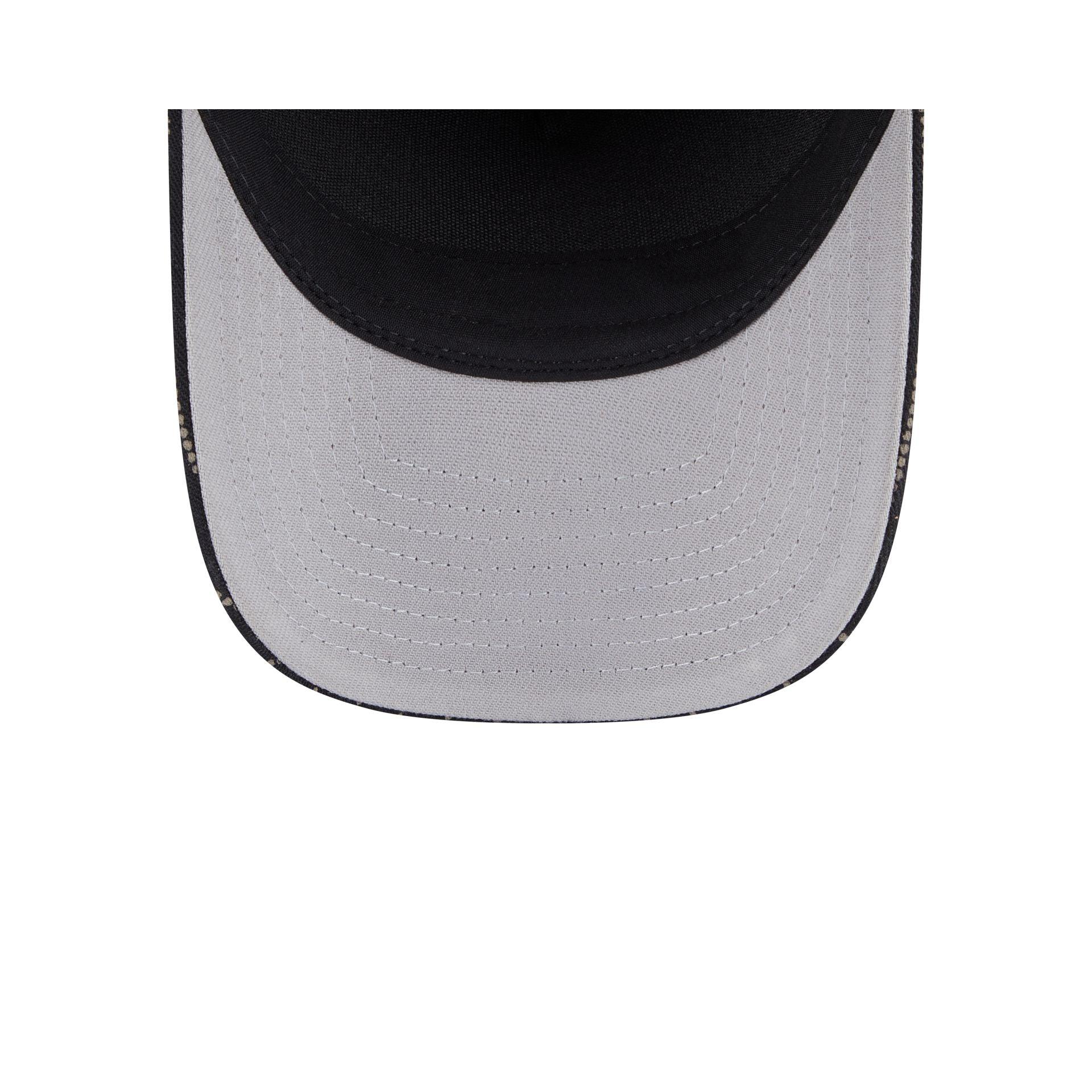 Houston Astros Dotted Pinstripe 9FORTY M-Crown A-Frame Adjustable Hat Male Product Image