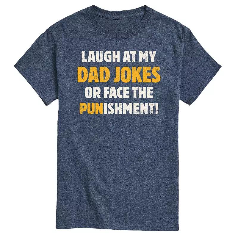 Men's Dad Jokes Punishment Graphic Tee,  Product Image