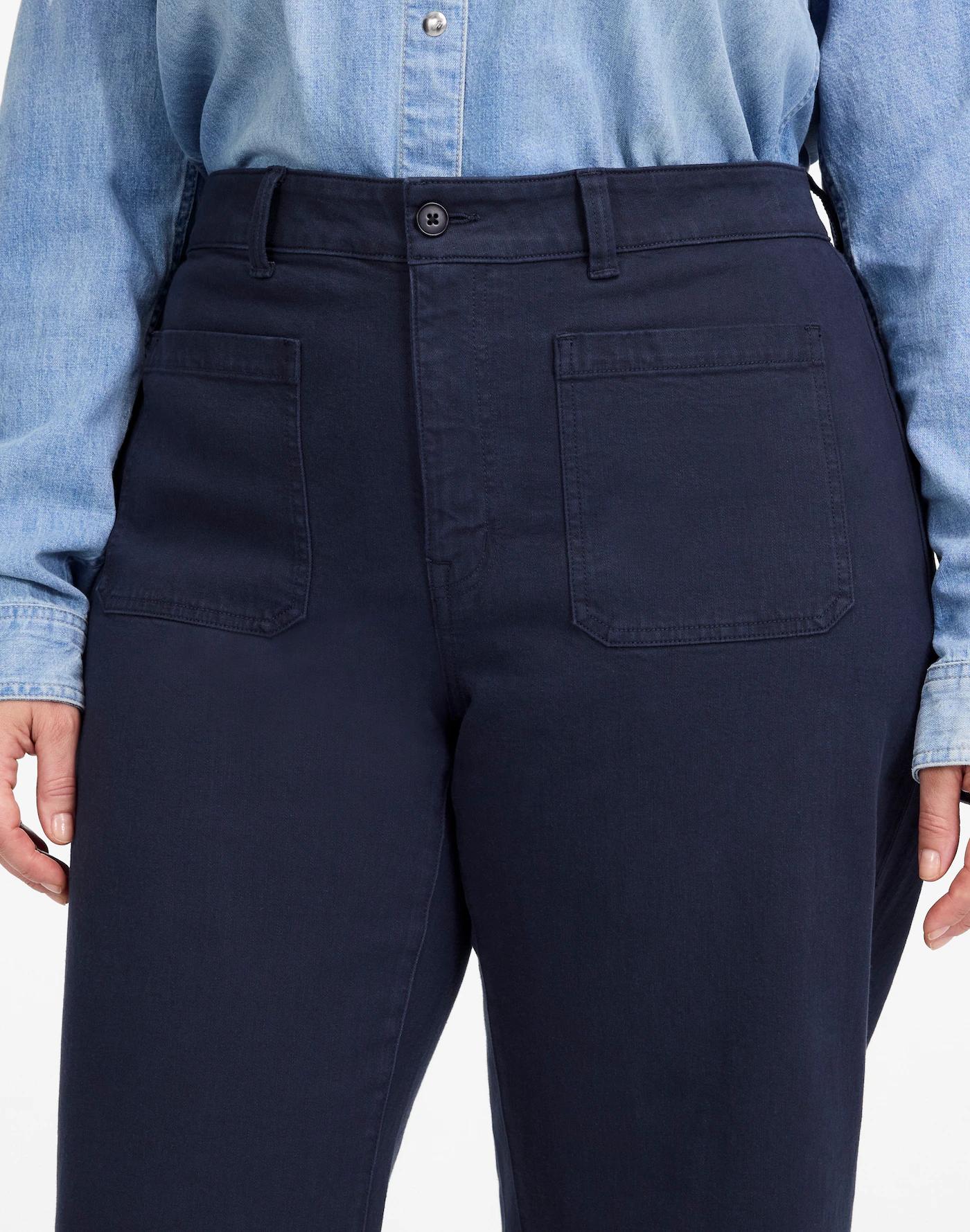 The Plus Emmett Wide-Leg Pant: Patch Pocket Edition Product Image