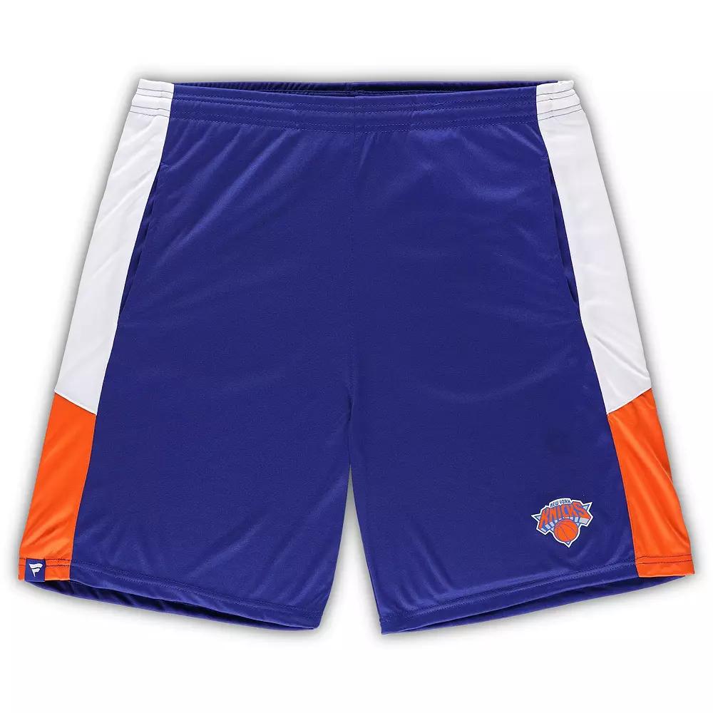 Men's Fanatics Branded Blue New York Knicks Big & Tall Champion Rush Practice Shorts,  Product Image