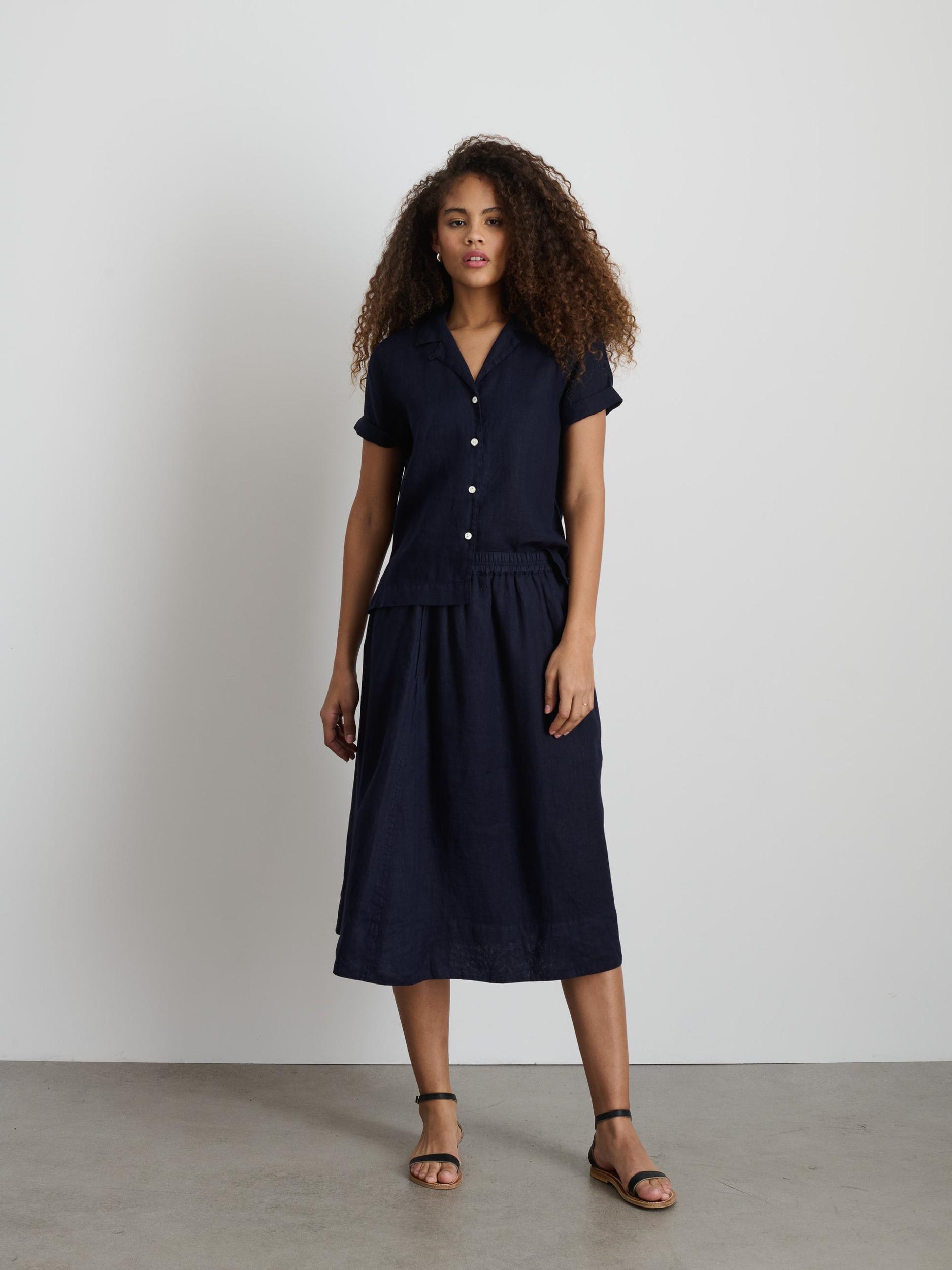 Maddie Skirt in Linen Product Image