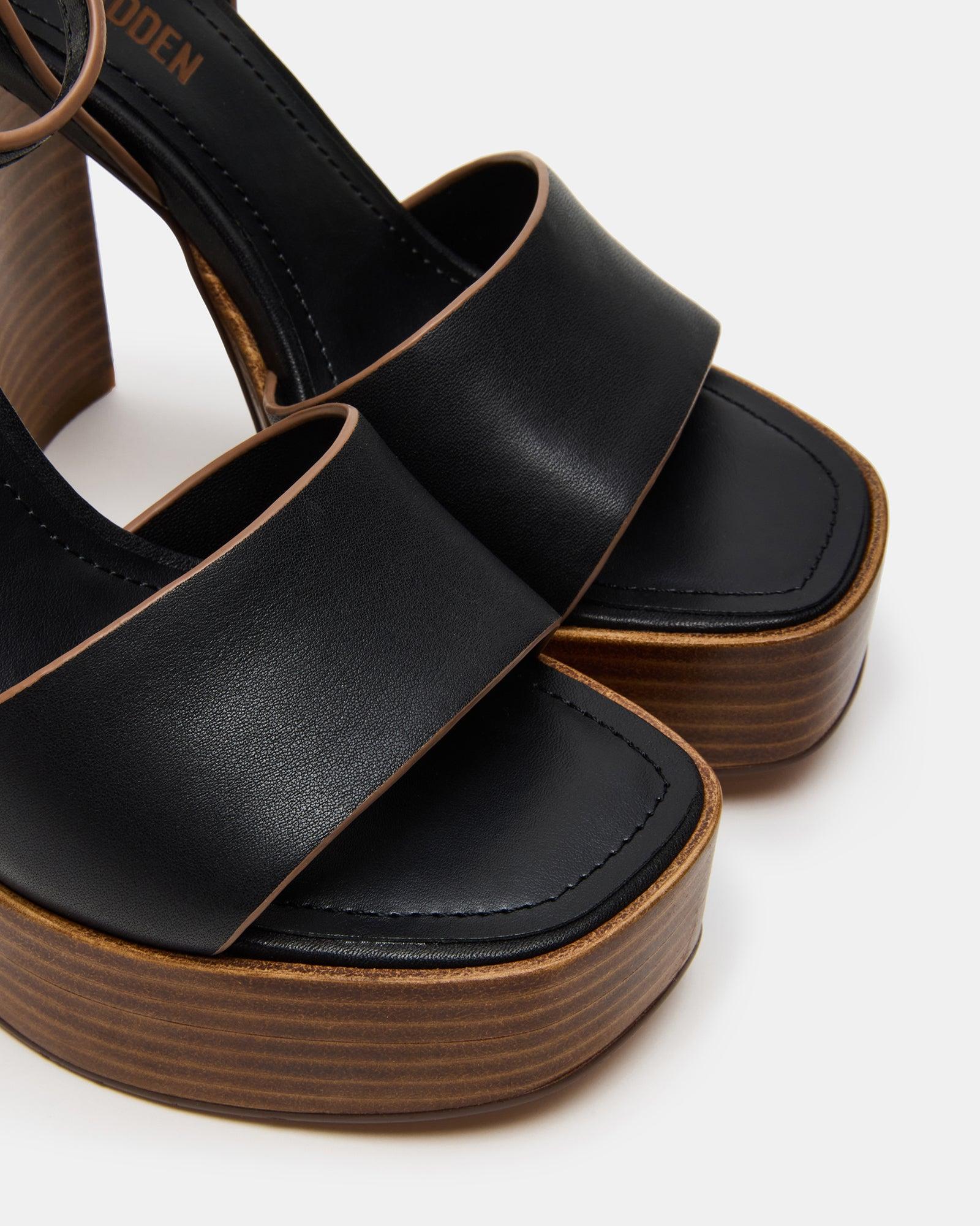 FLORIA BLACK LEATHER Female Product Image