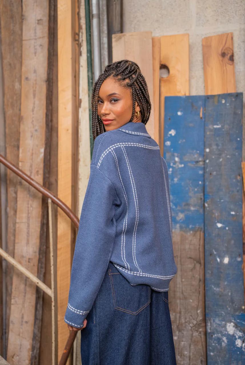 Stitched Cardigan Product Image