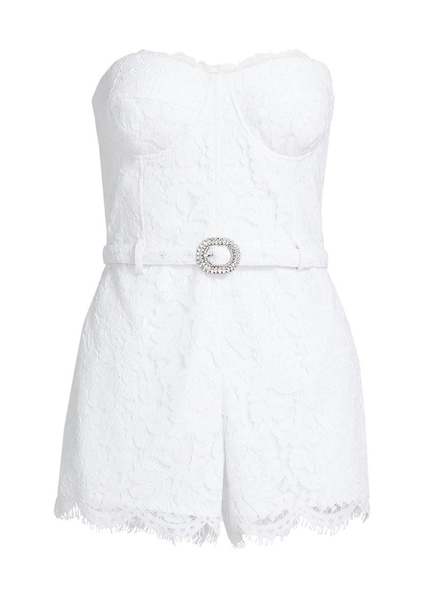 Womens Brina Lace Romper Product Image