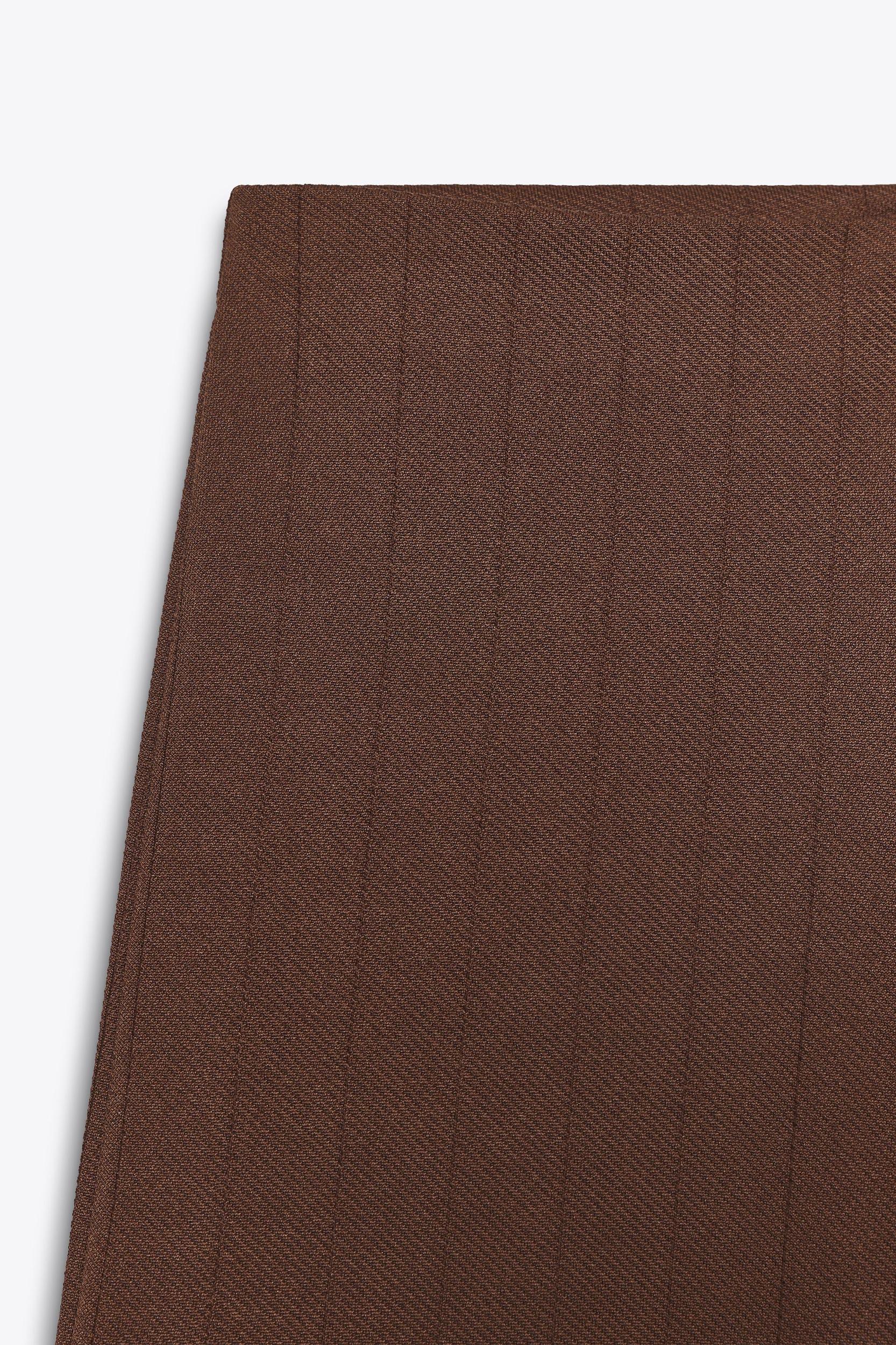 TWILL WIDE LEG PANTS Product Image