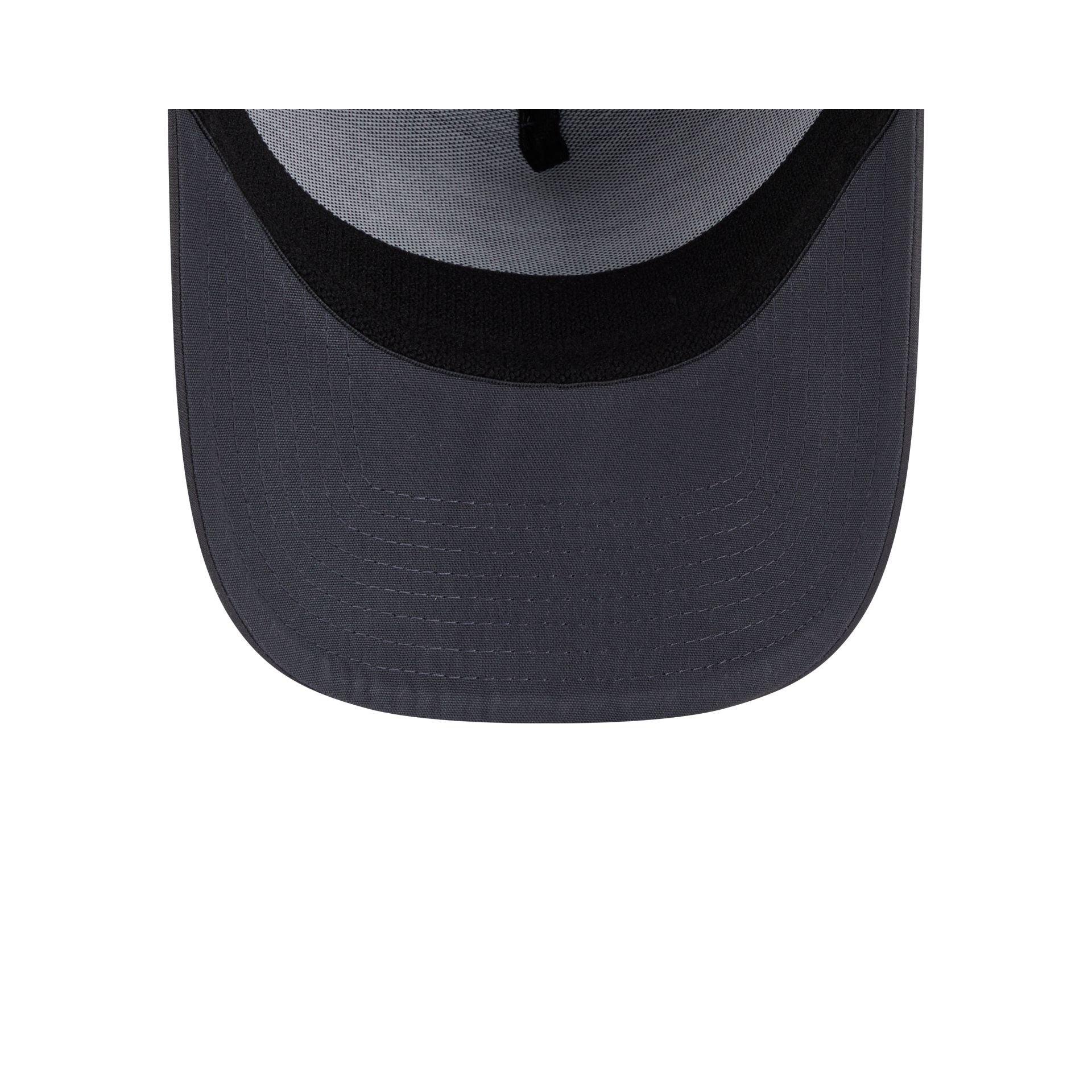 Hub City Spartanburgers Navy Satin 9FORTY A-Frame Snapback Hat Male Product Image