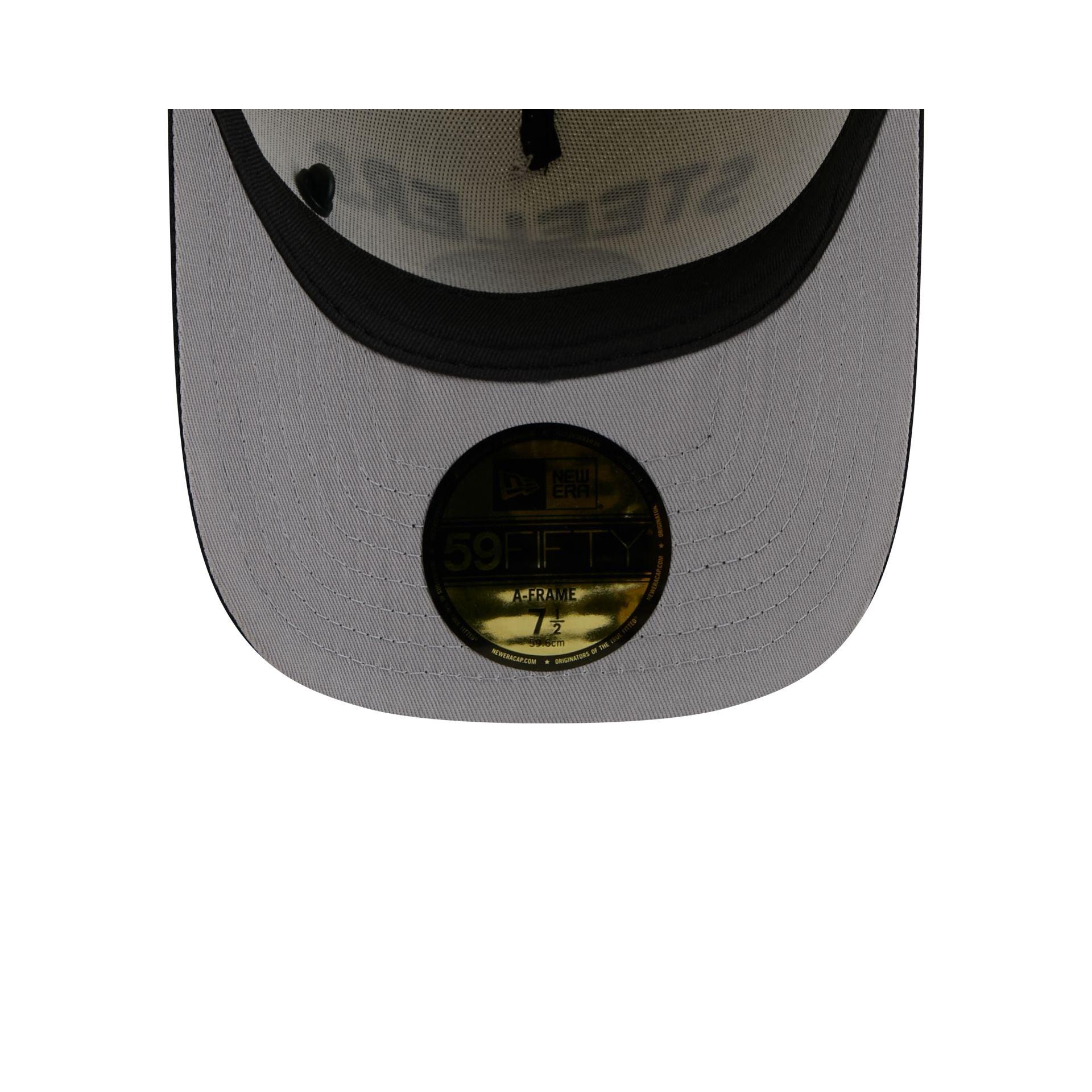 Pittsburgh Steelers 2025 Draft Black 59FIFTY A-Frame Fitted Hat Male Product Image