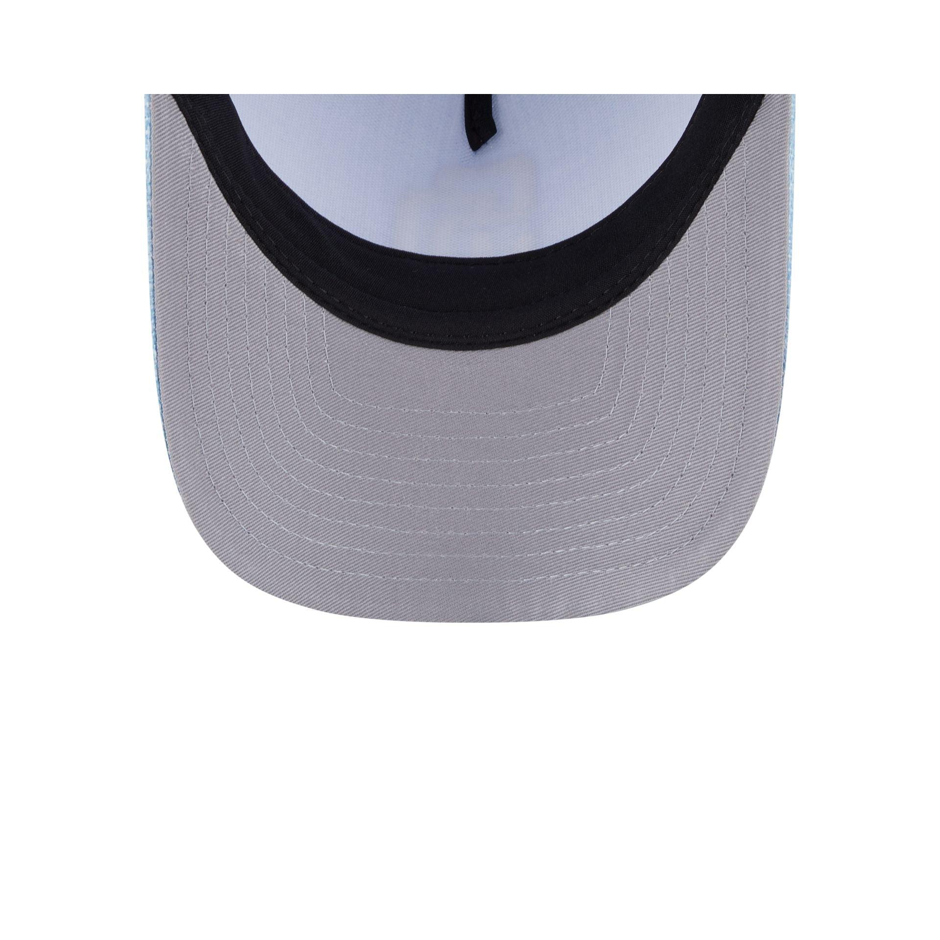 San Diego Padres Cotton Weaver Blue 9FORTY M-Crown A-Frame Snapback Hat Male Product Image